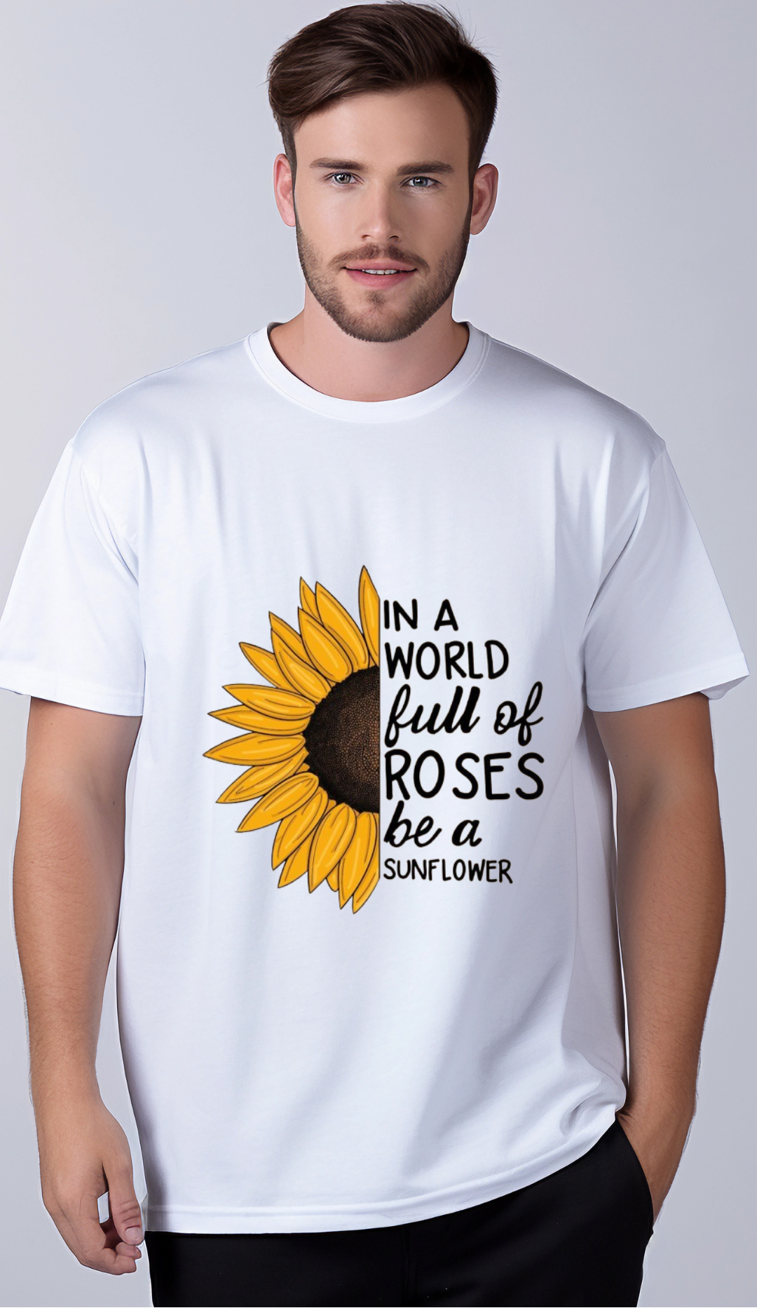 Sunflower Unisex Pure Cotton T-Shirt