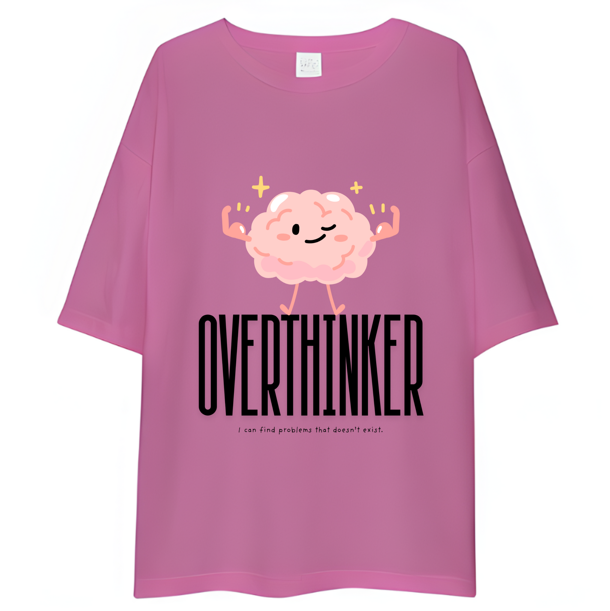 Overthinker Oversized T-Shirt drop shoulder
