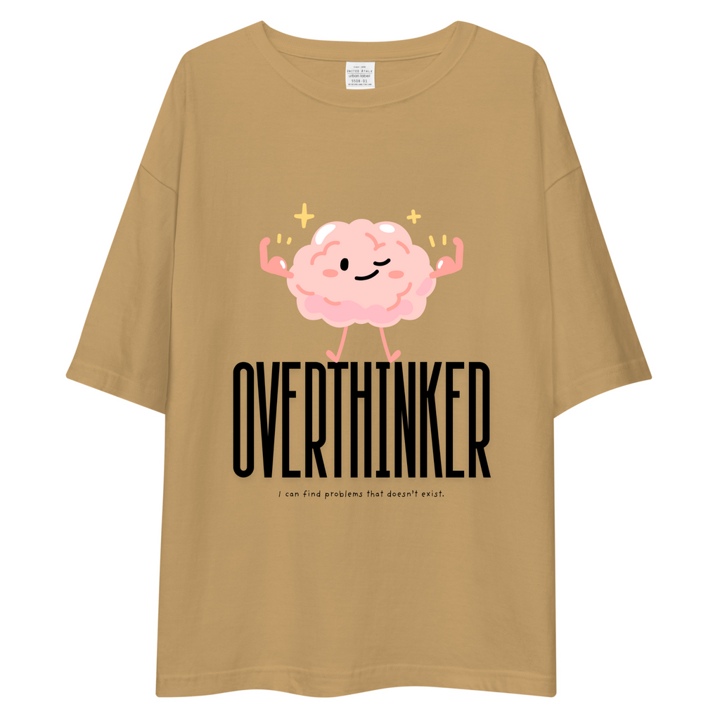 Overthinker Oversized T-Shirt drop shoulder