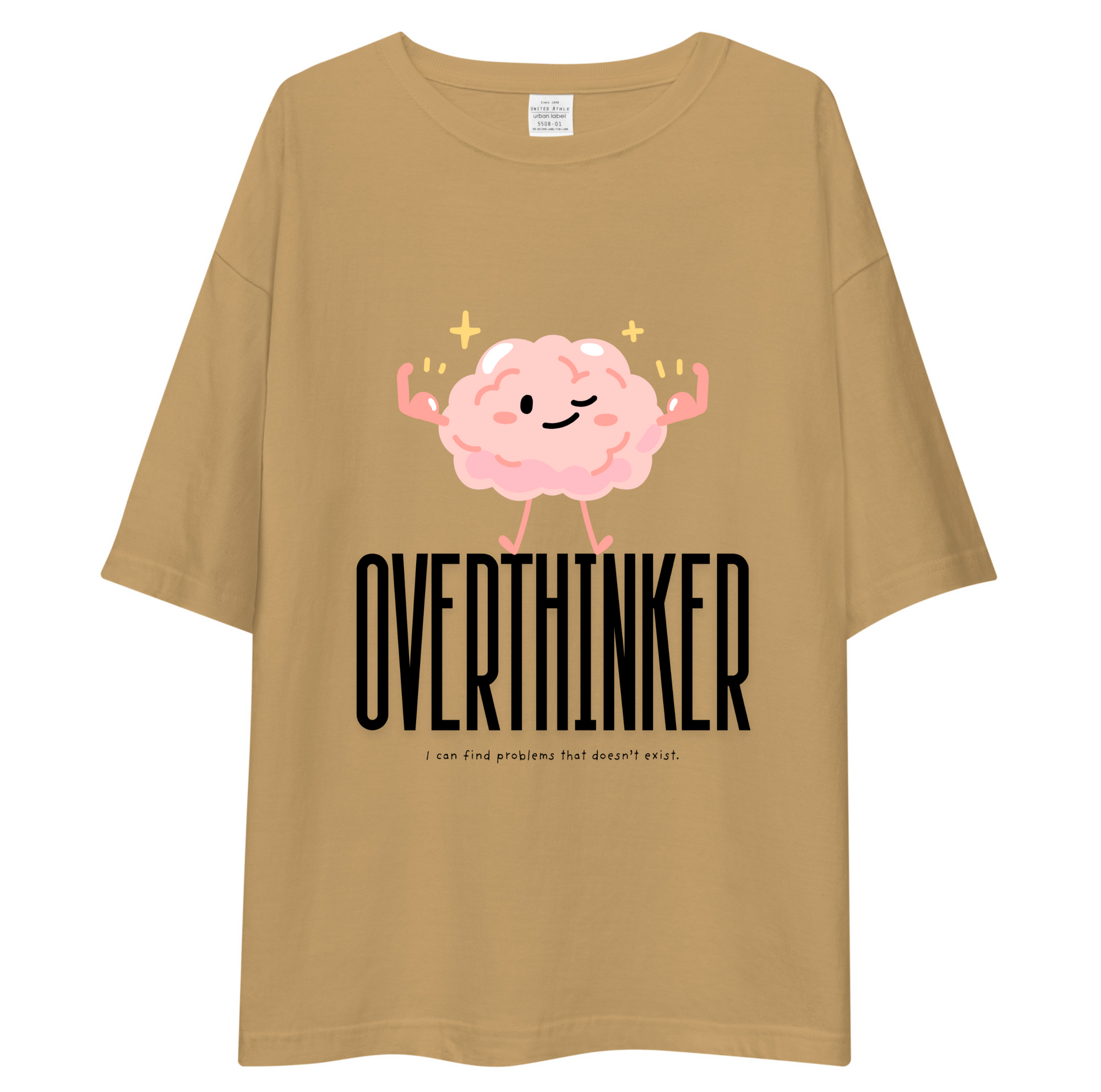 Overthinker Oversized T-Shirt drop shoulder