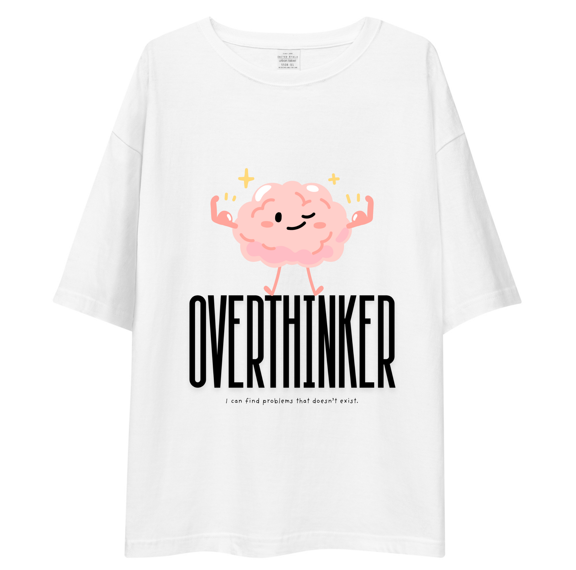 Overthinker Oversized T-Shirt drop shoulder
