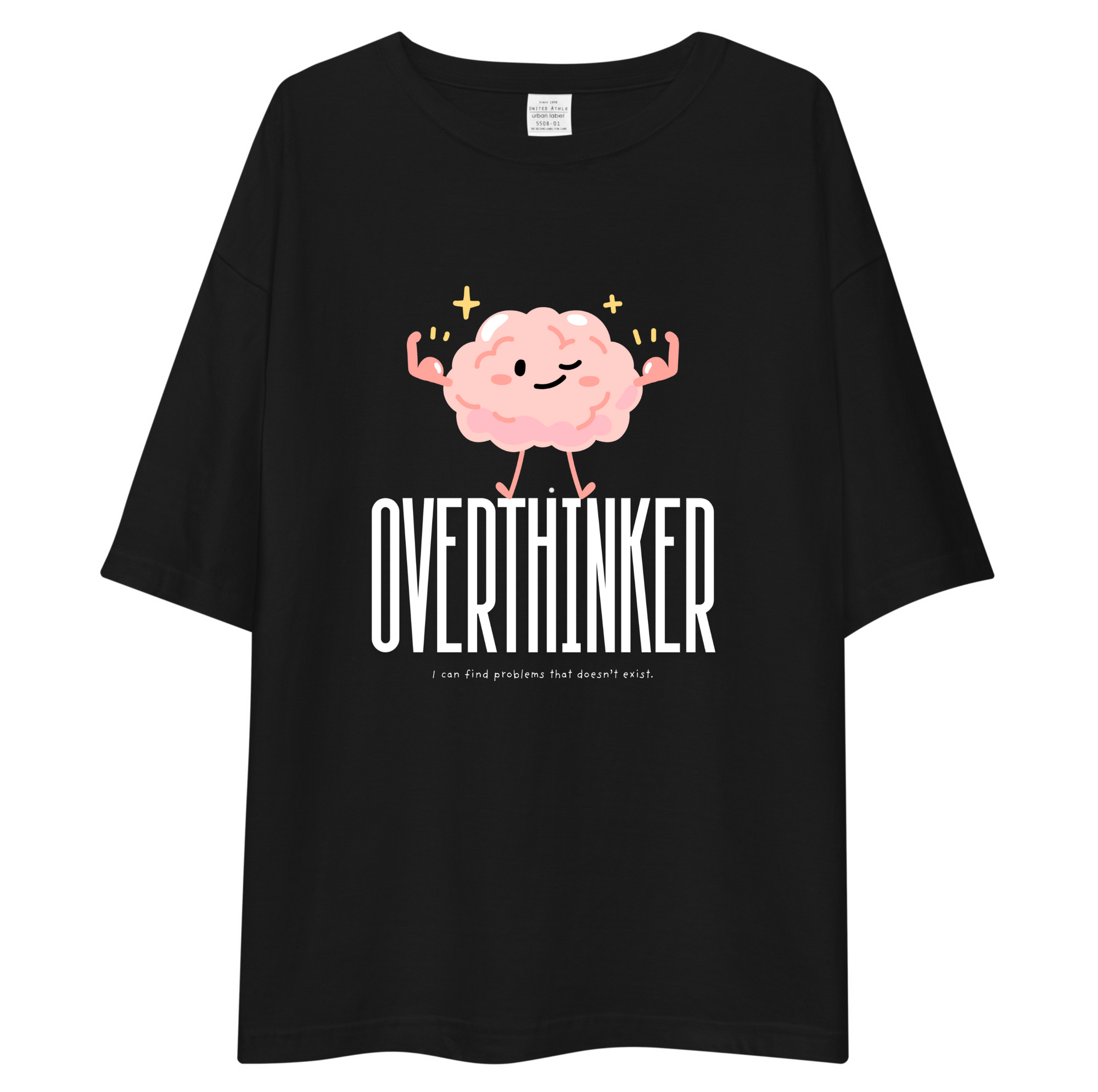 Overthinker Oversized T-Shirt drop shoulder