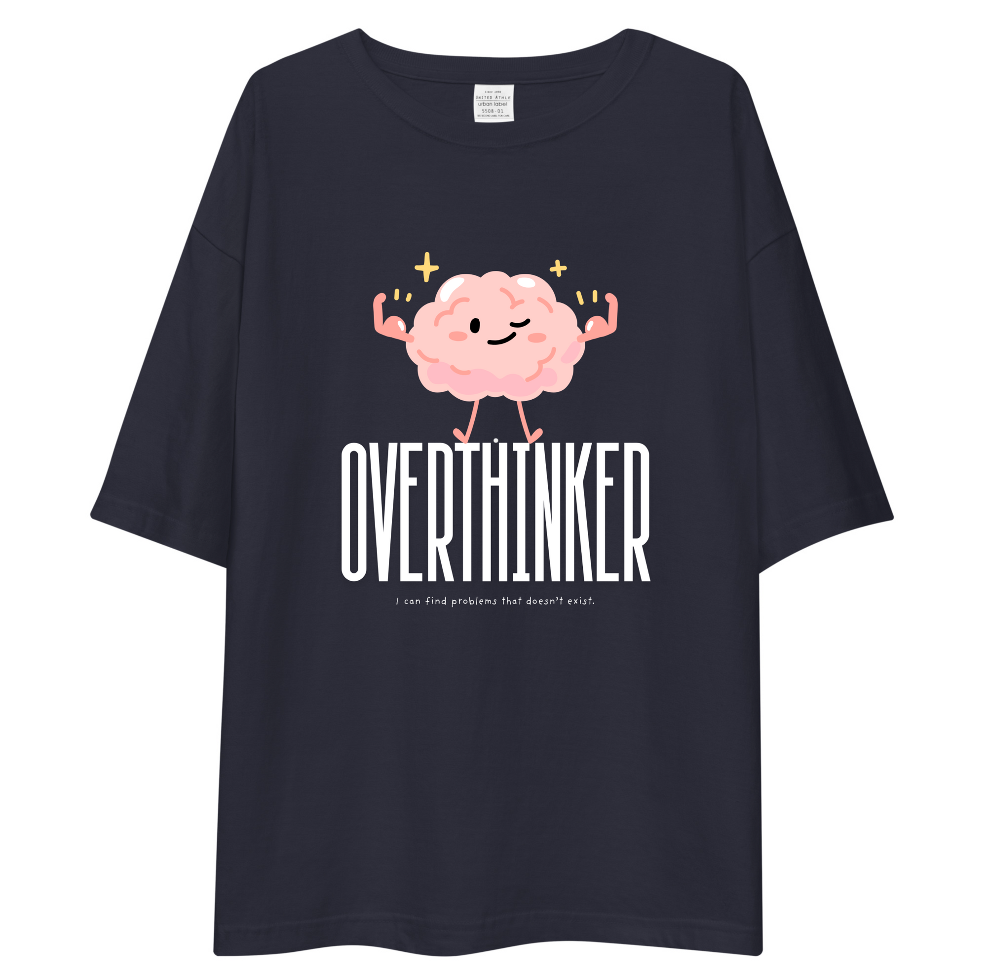 Overthinker Oversized T-Shirt drop shoulder