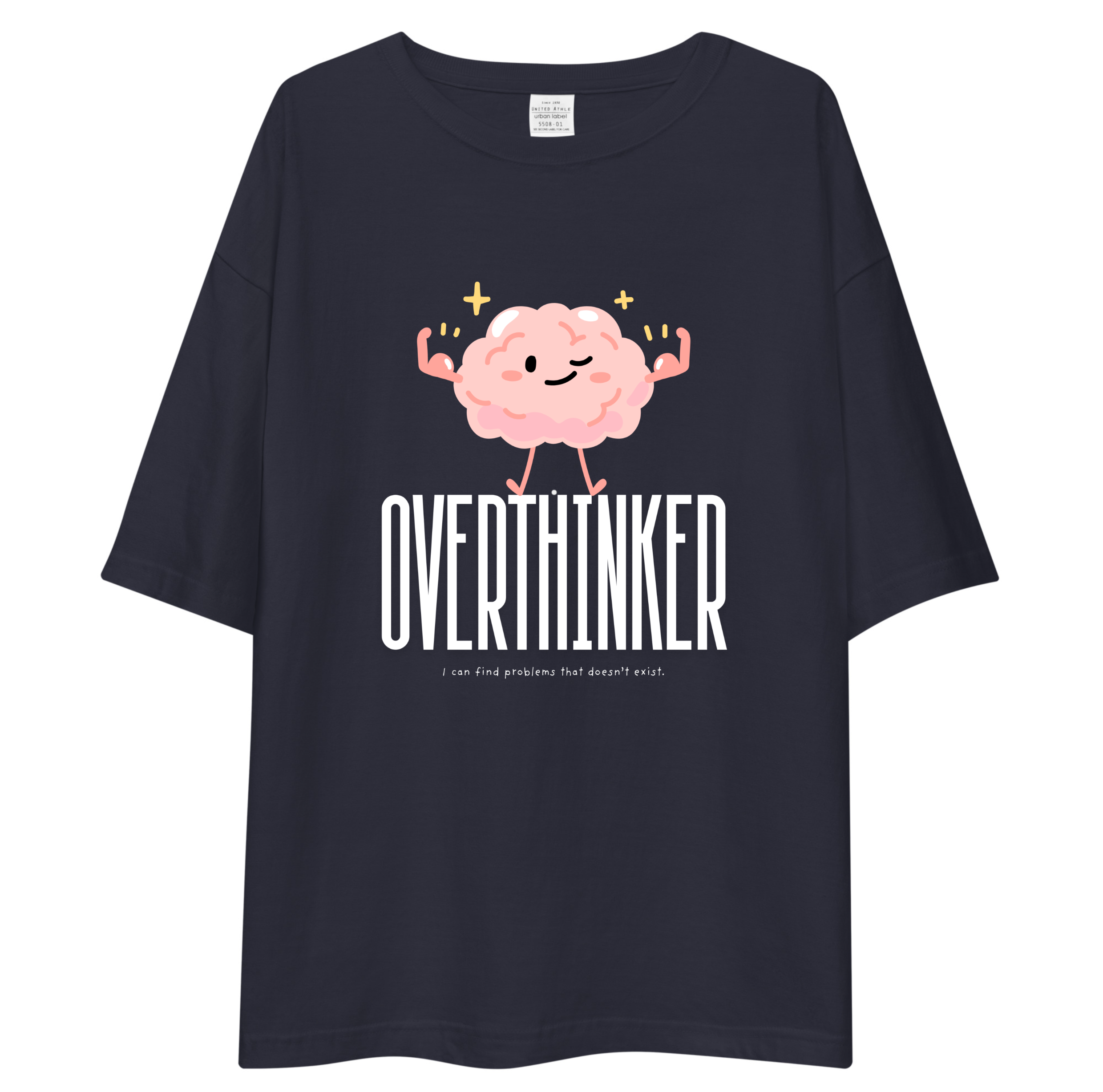 Overthinker Oversized T-Shirt drop shoulder