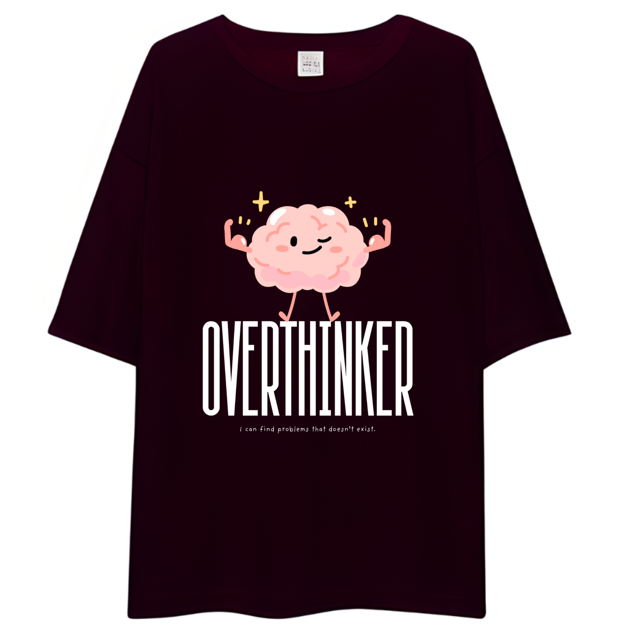 Overthinker Oversized T-Shirt drop shoulder