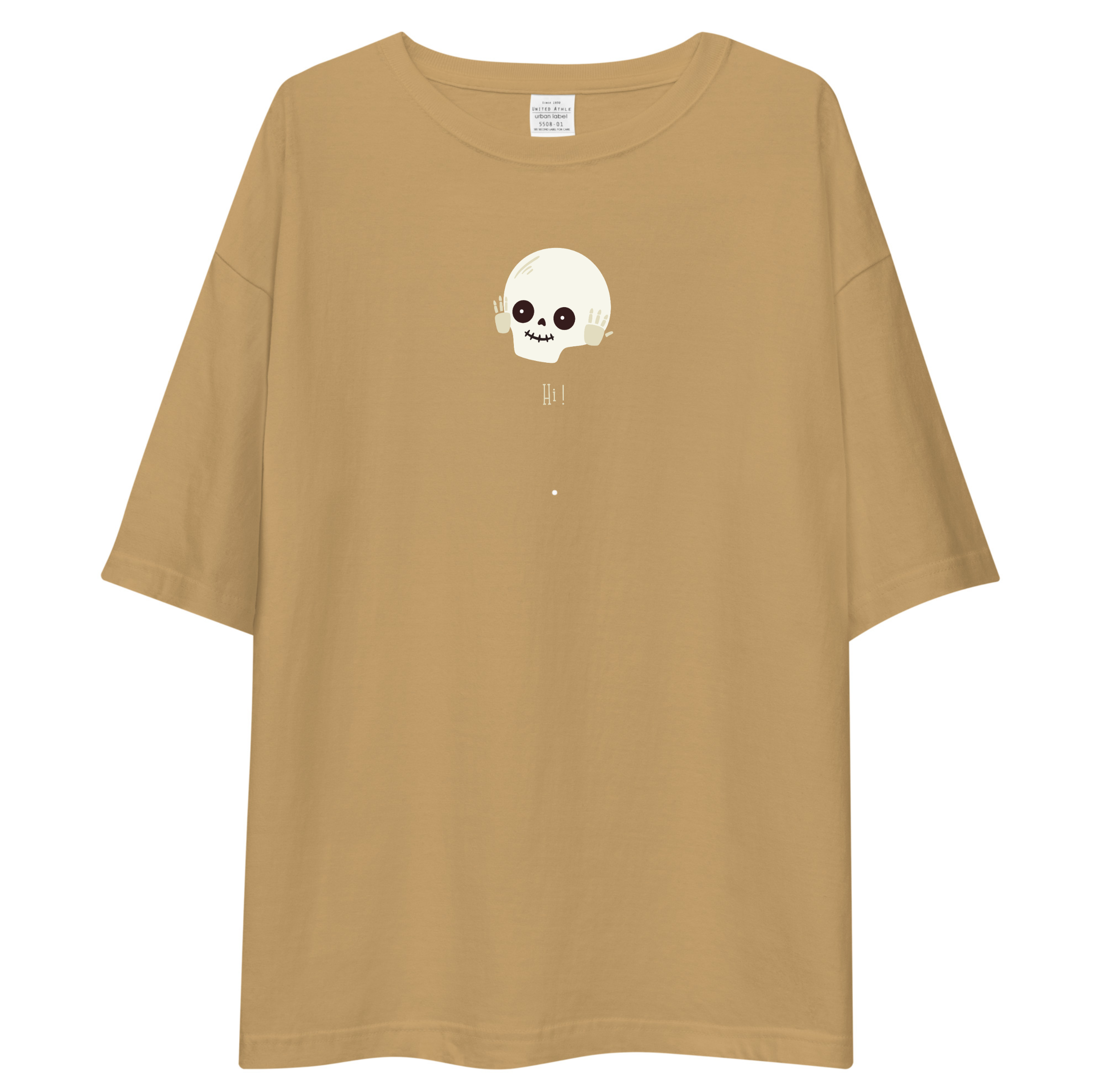 Cute Skull Oversized T-Shirt Drop Shoulder