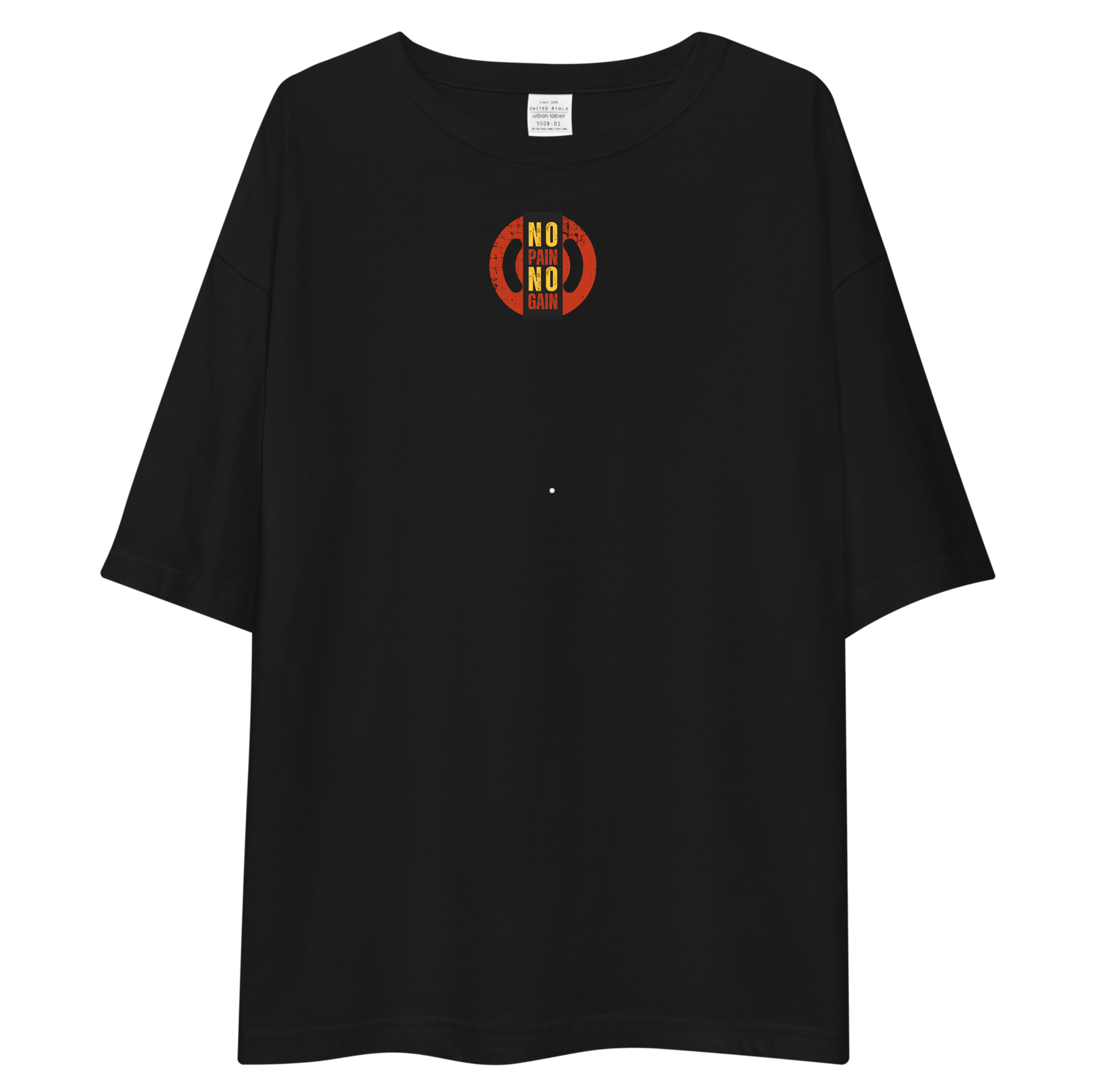 No Pain No Gain Oversized T-Shirt Drop Shoulder