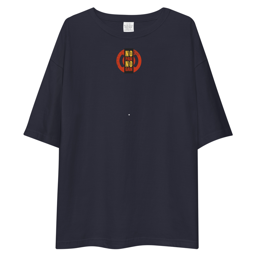 No Pain No Gain Oversized T-Shirt Drop Shoulder