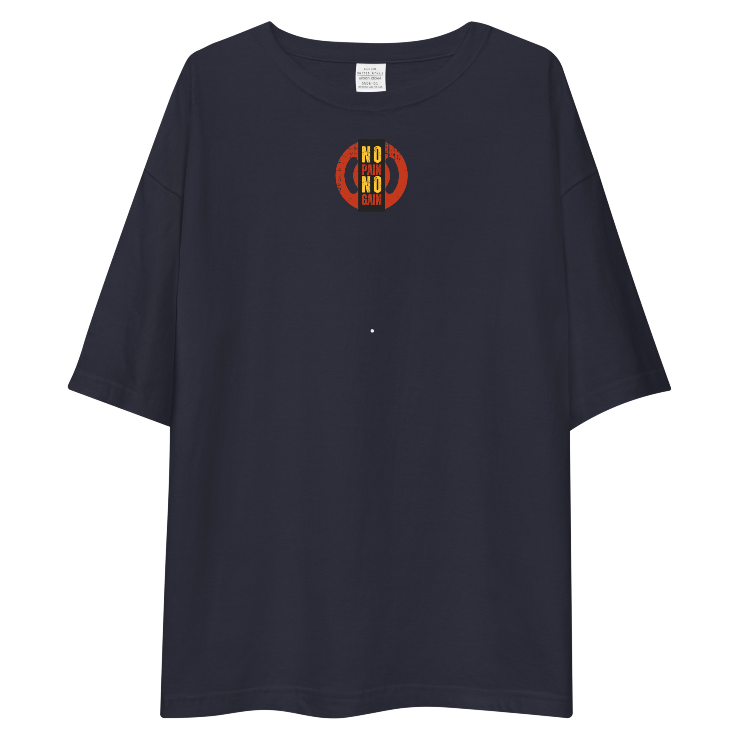 No Pain No Gain Oversized T-Shirt Drop Shoulder