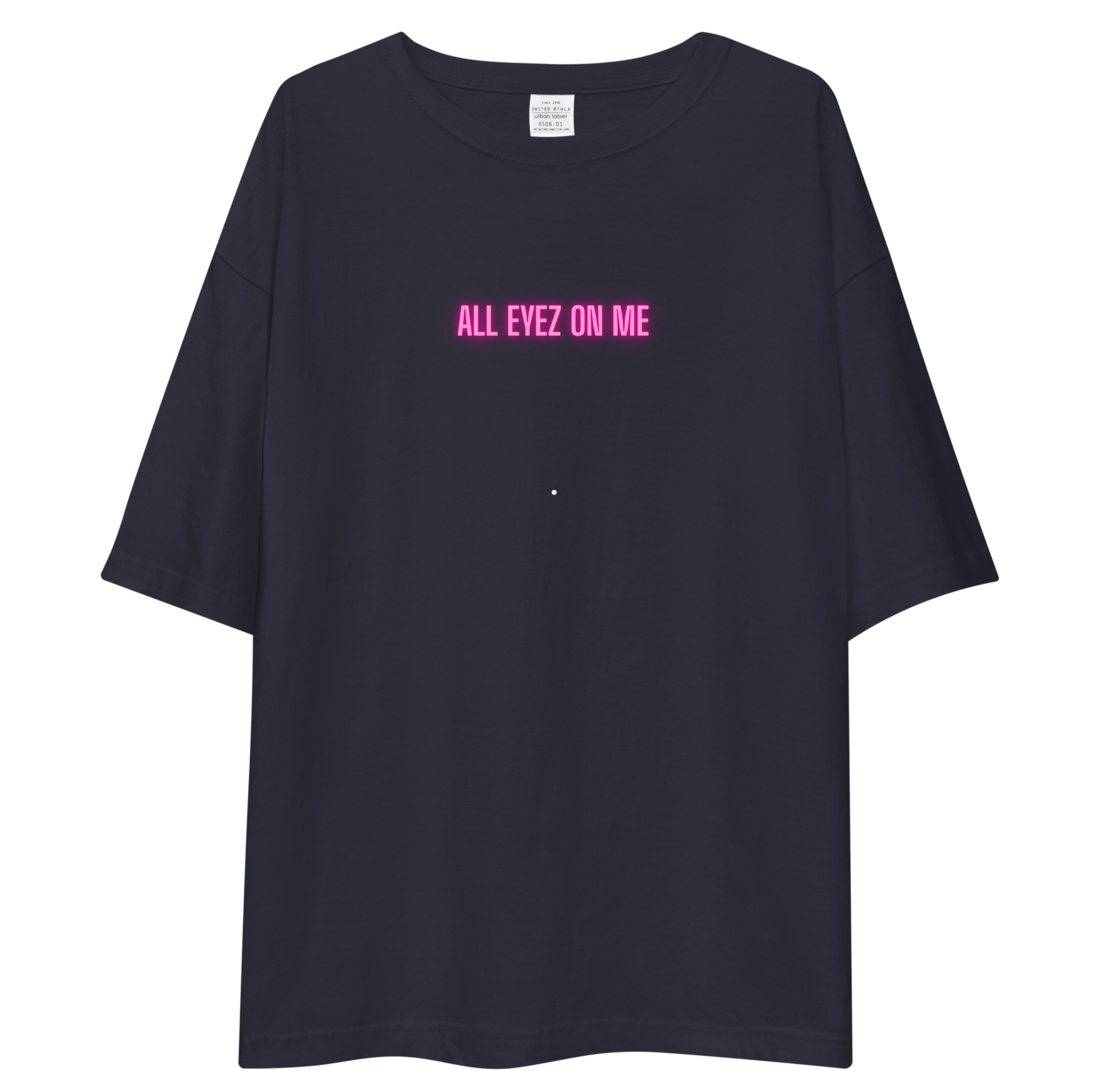 All Eyez On Me Oversized T-Shirt Drop Shoulder