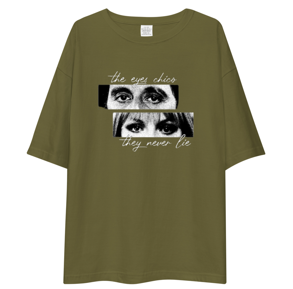 The Eyes Chico Unisex Oversized T-Shirt Drop Shoulder