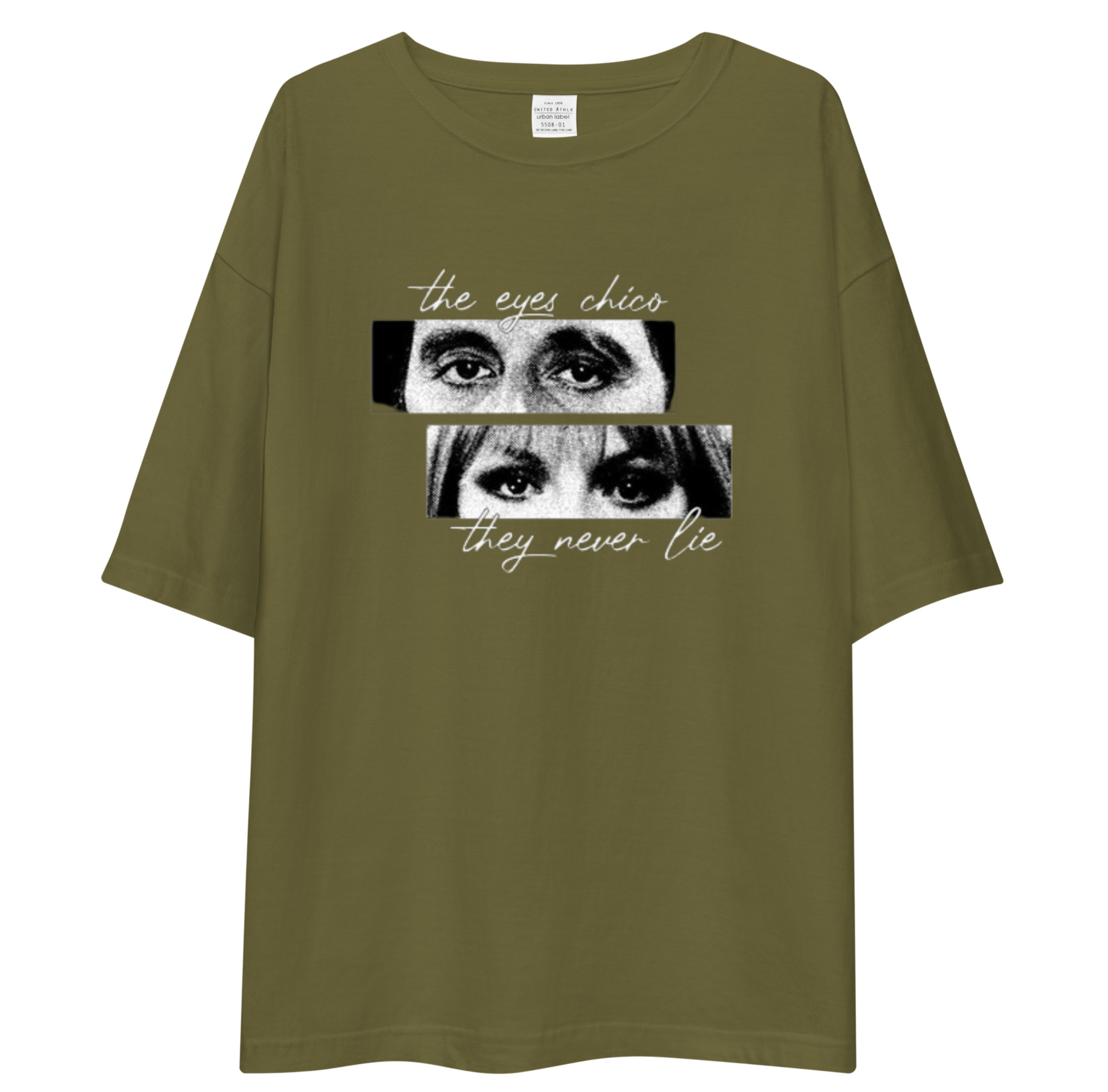 The Eyes Chico Unisex Oversized T-Shirt Drop Shoulder