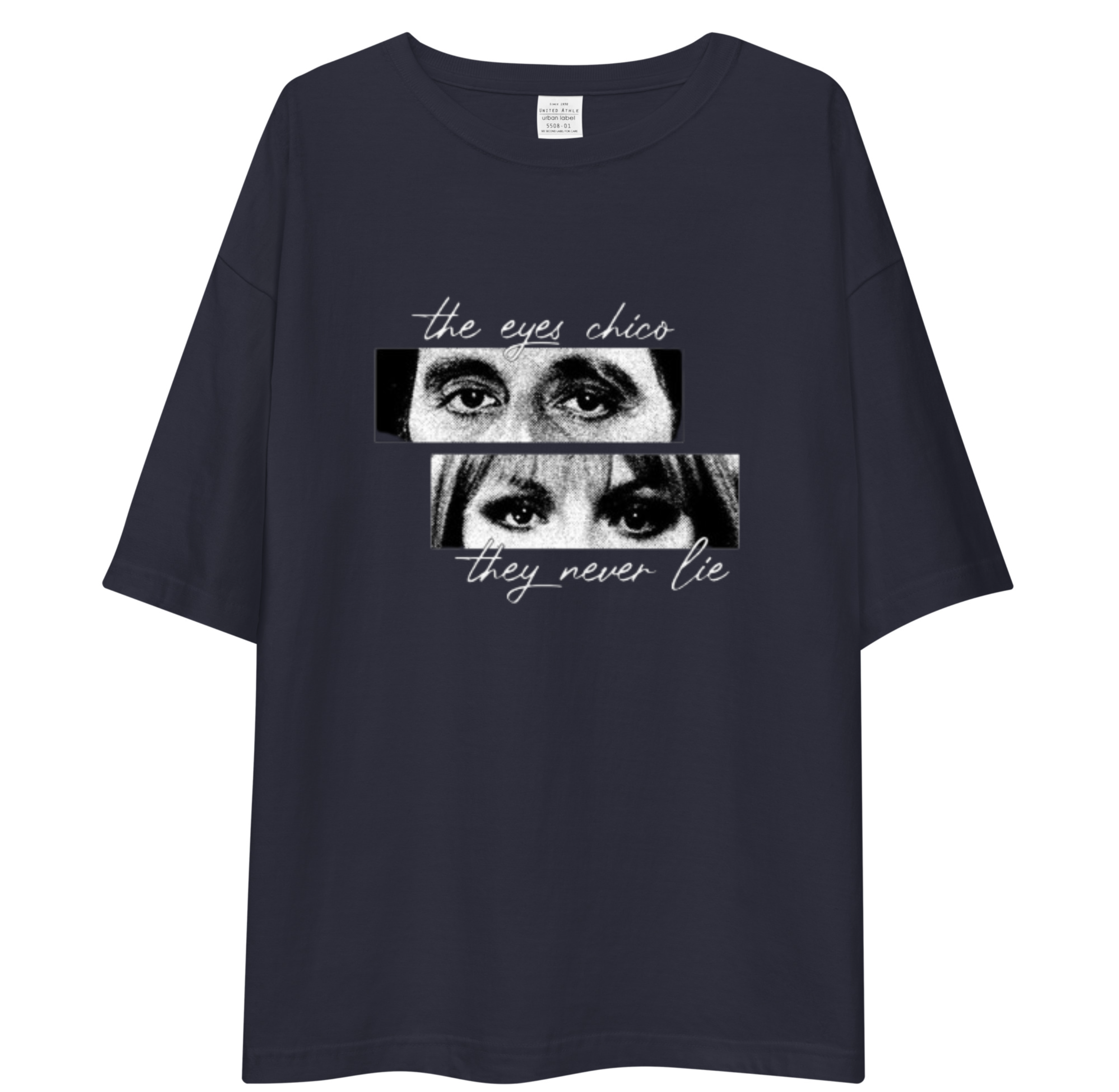 The Eyes Chico Unisex Oversized T-Shirt Drop Shoulder
