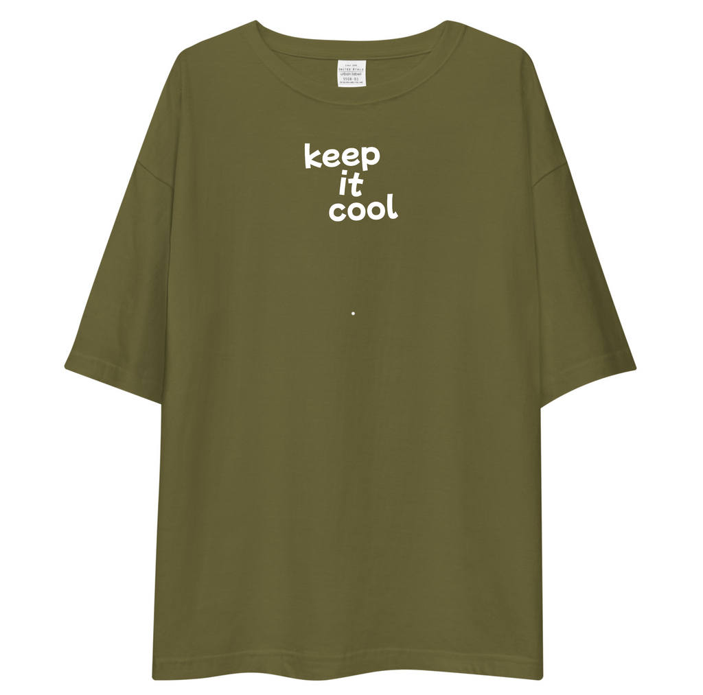 MAKE IT COOL Oversized T-Shirt Drop Shoulder