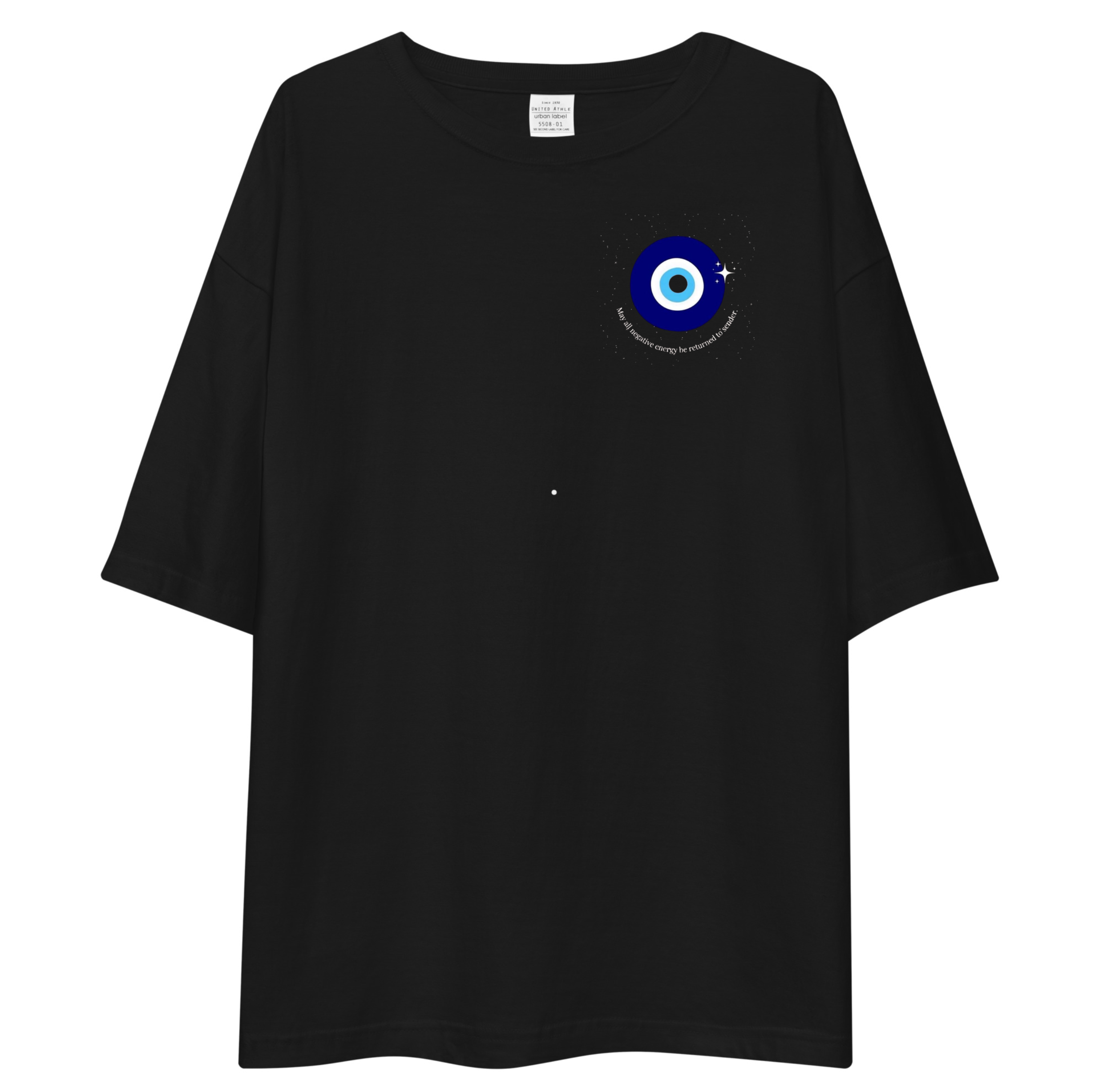 Evil Eye Unisex Oversized T-Shirt Drop Shoulder