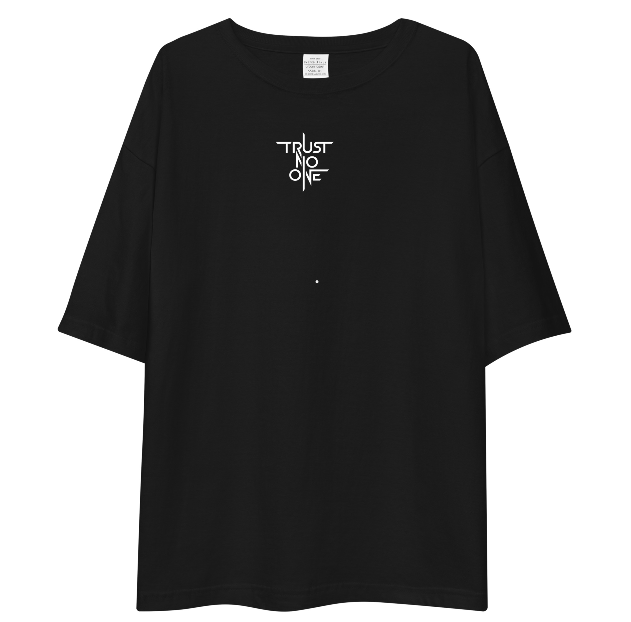Trust No One Unisex Oversized T-Shirt Drop Shoulder