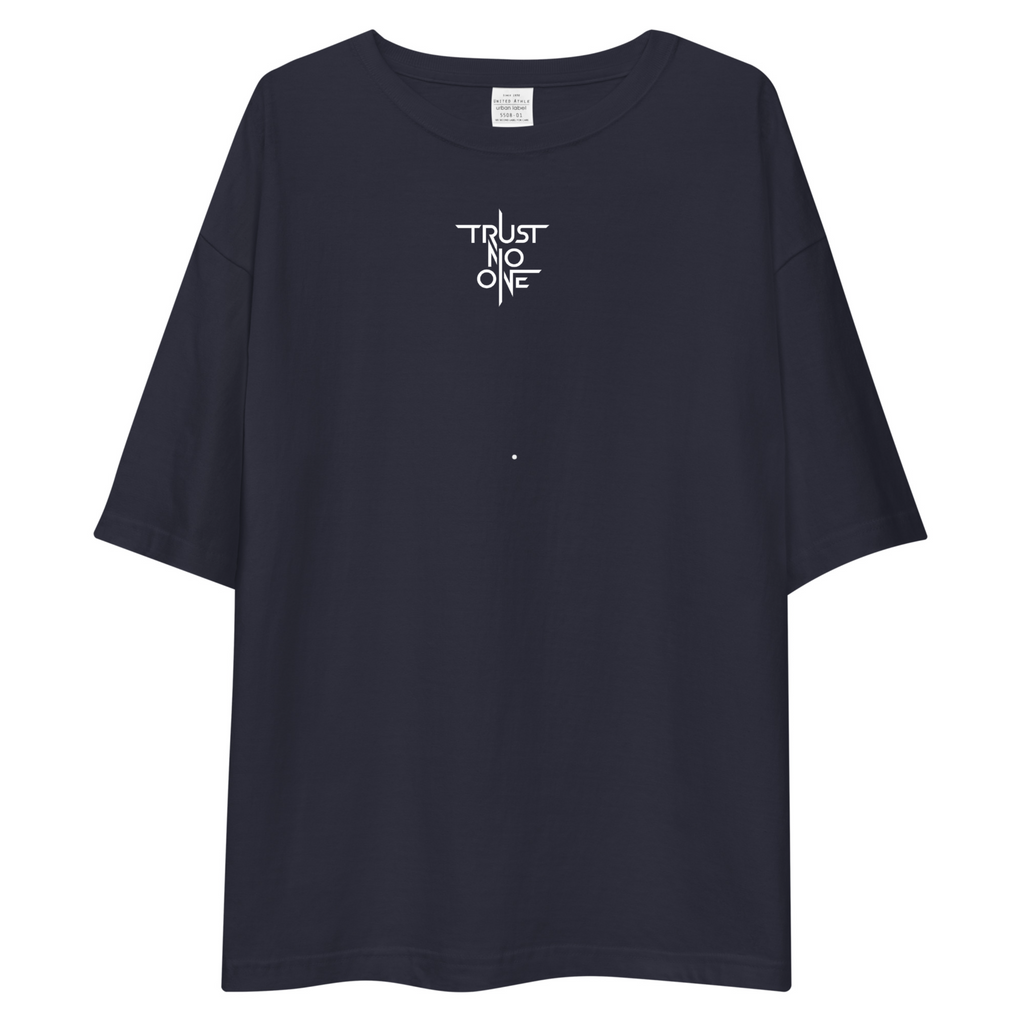 Trust No One Unisex Oversized T-Shirt Drop Shoulder