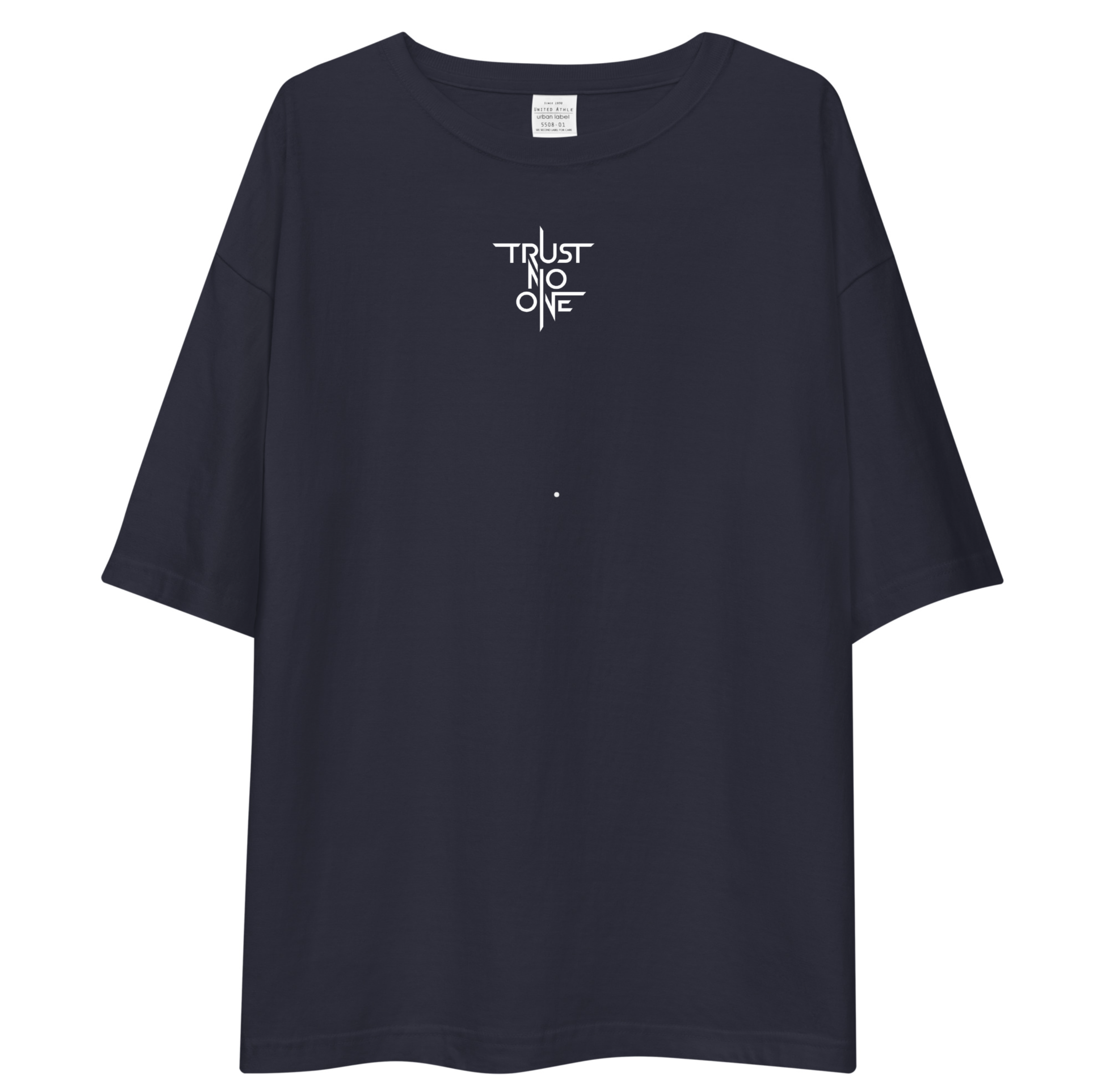Trust No One Unisex Oversized T-Shirt Drop Shoulder