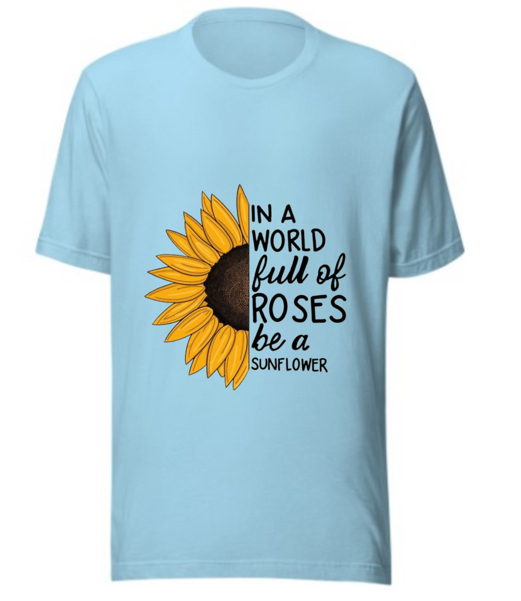 Sunflower Unisex Pure Cotton T-Shirt