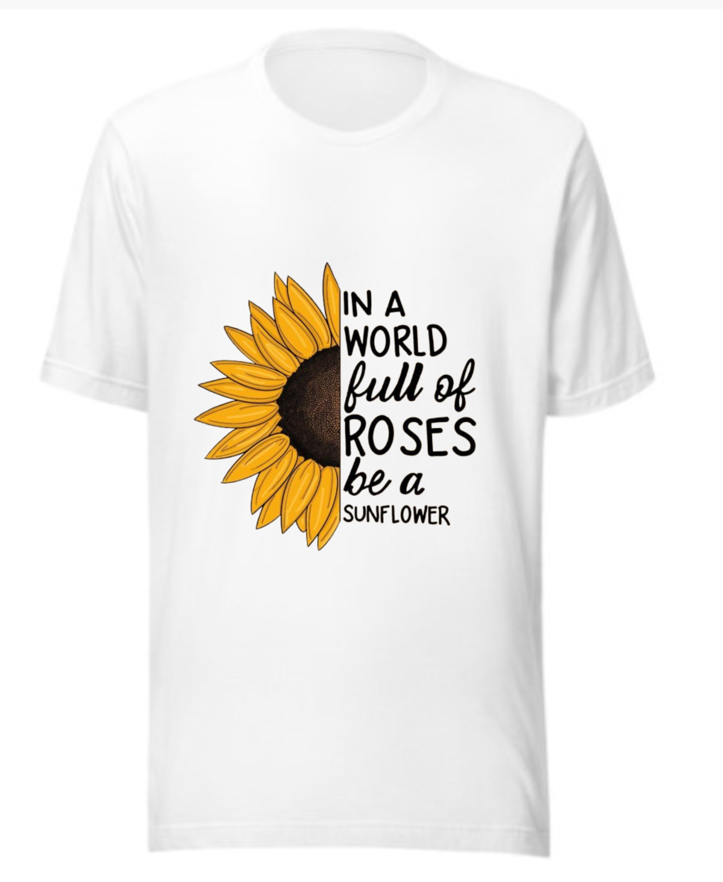 Sunflower Unisex Pure Cotton T-Shirt