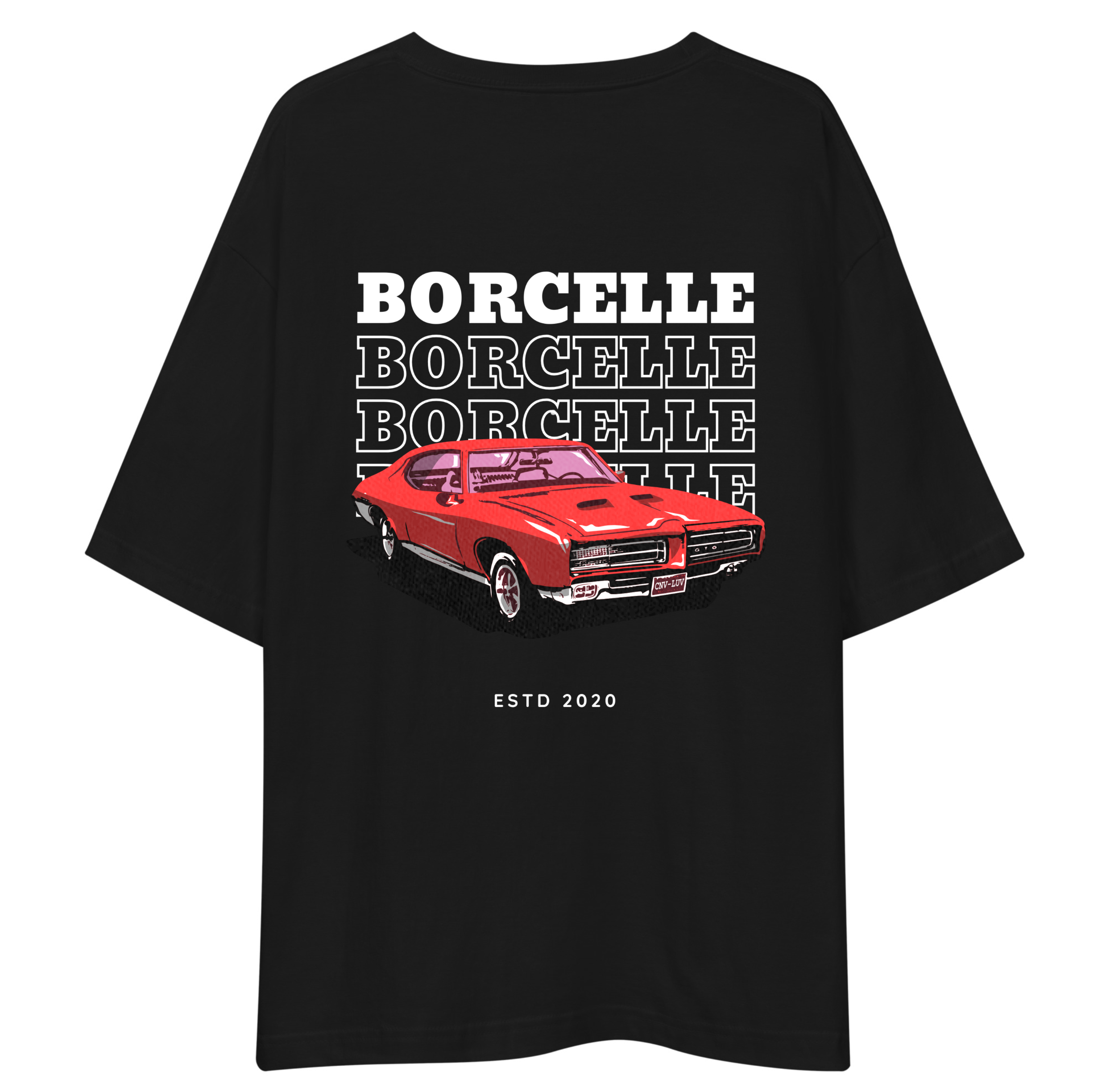 Car Graphic Unisex Oversized T-Shirt