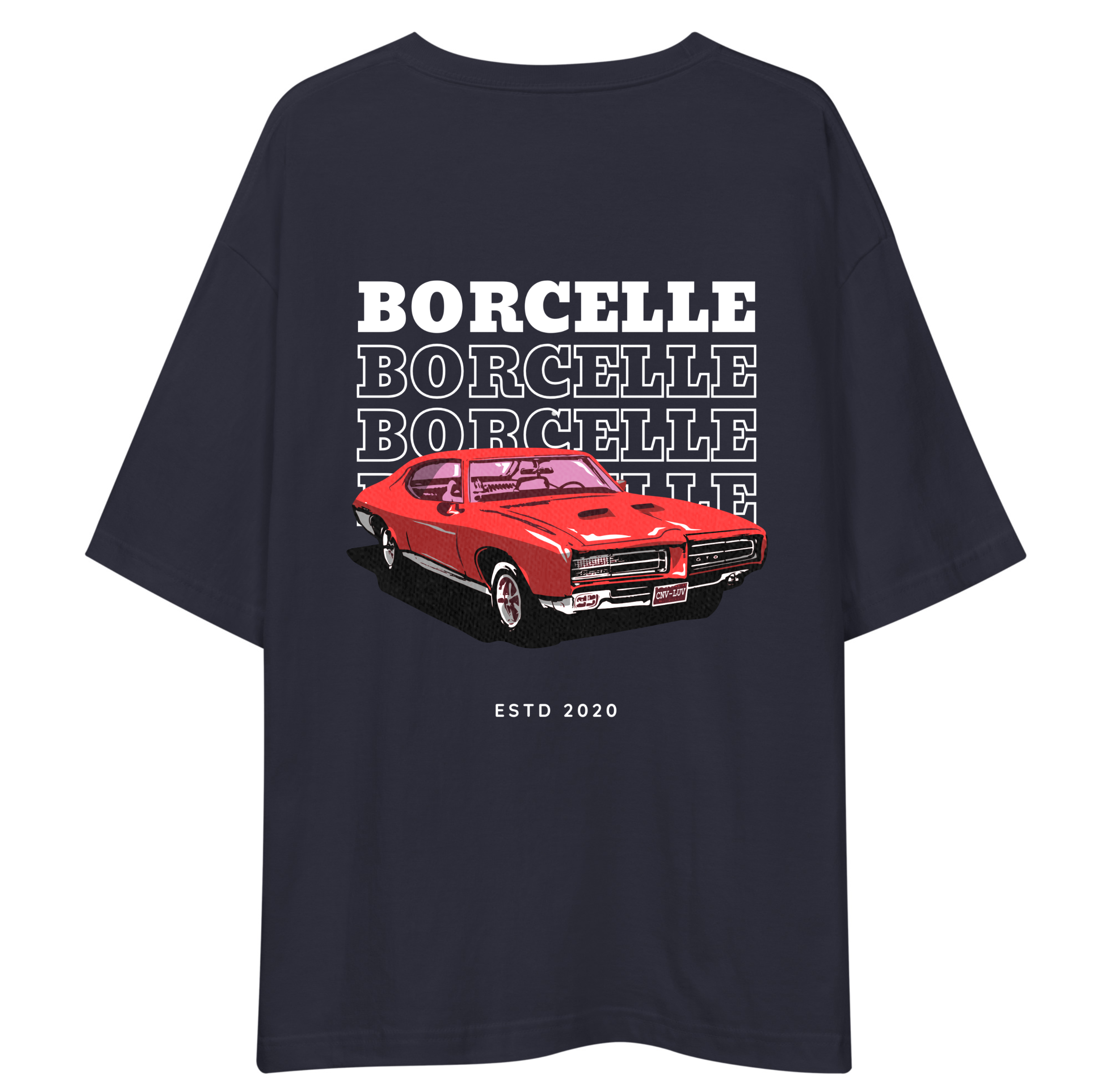 Car Graphic Unisex Oversized T-Shirt