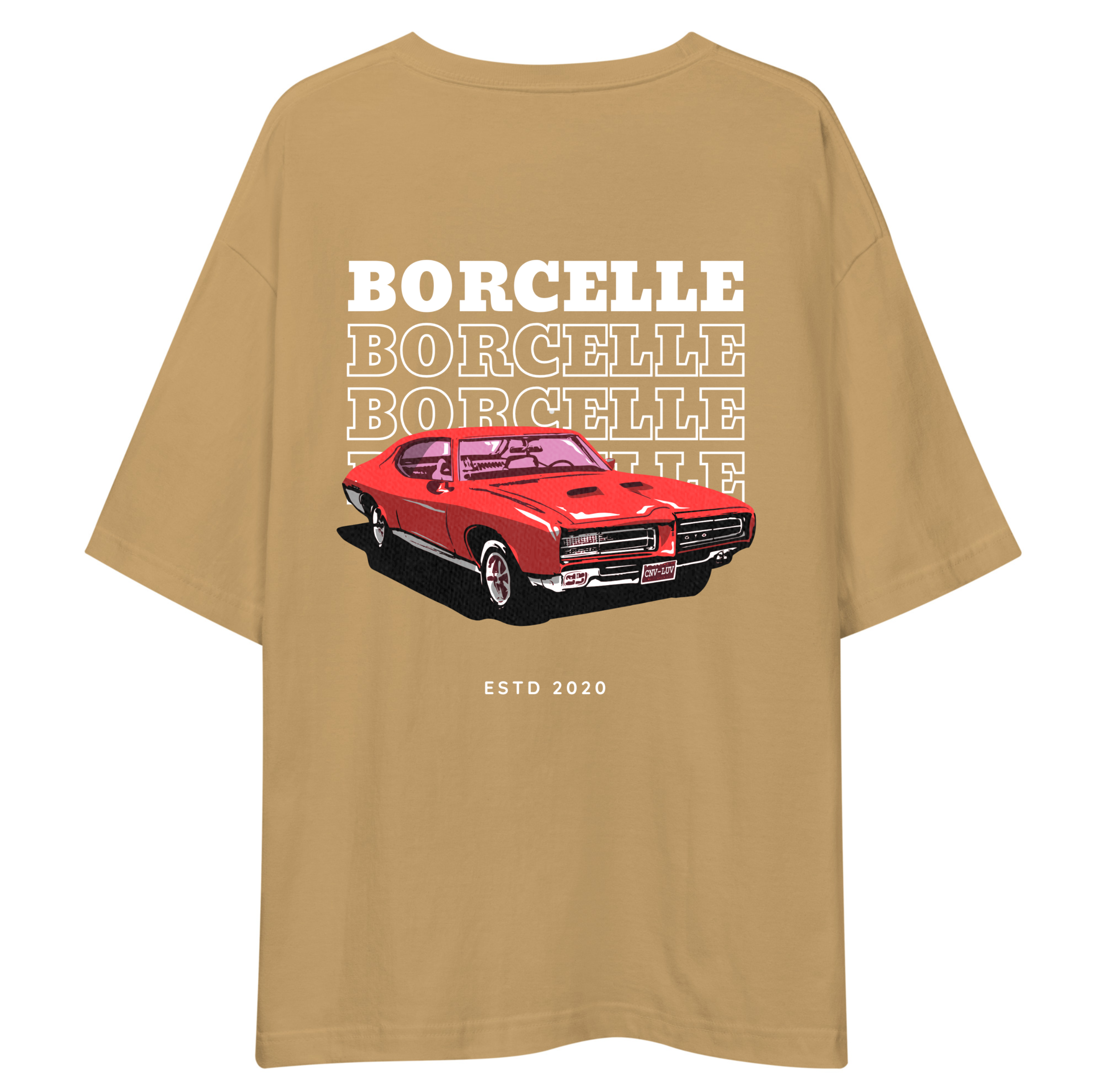 Car Graphic Unisex Oversized T-Shirt