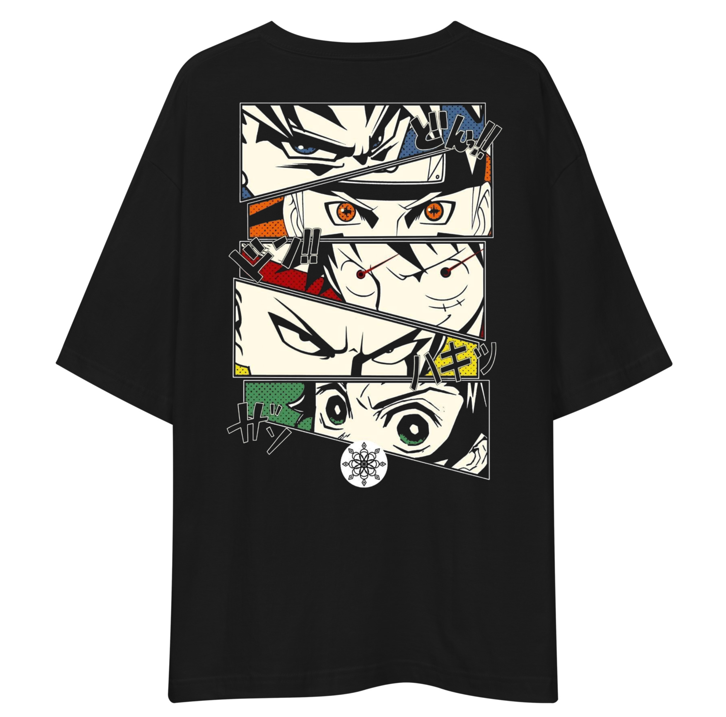 Anime Oversized T-Shirt Drop Shoulder