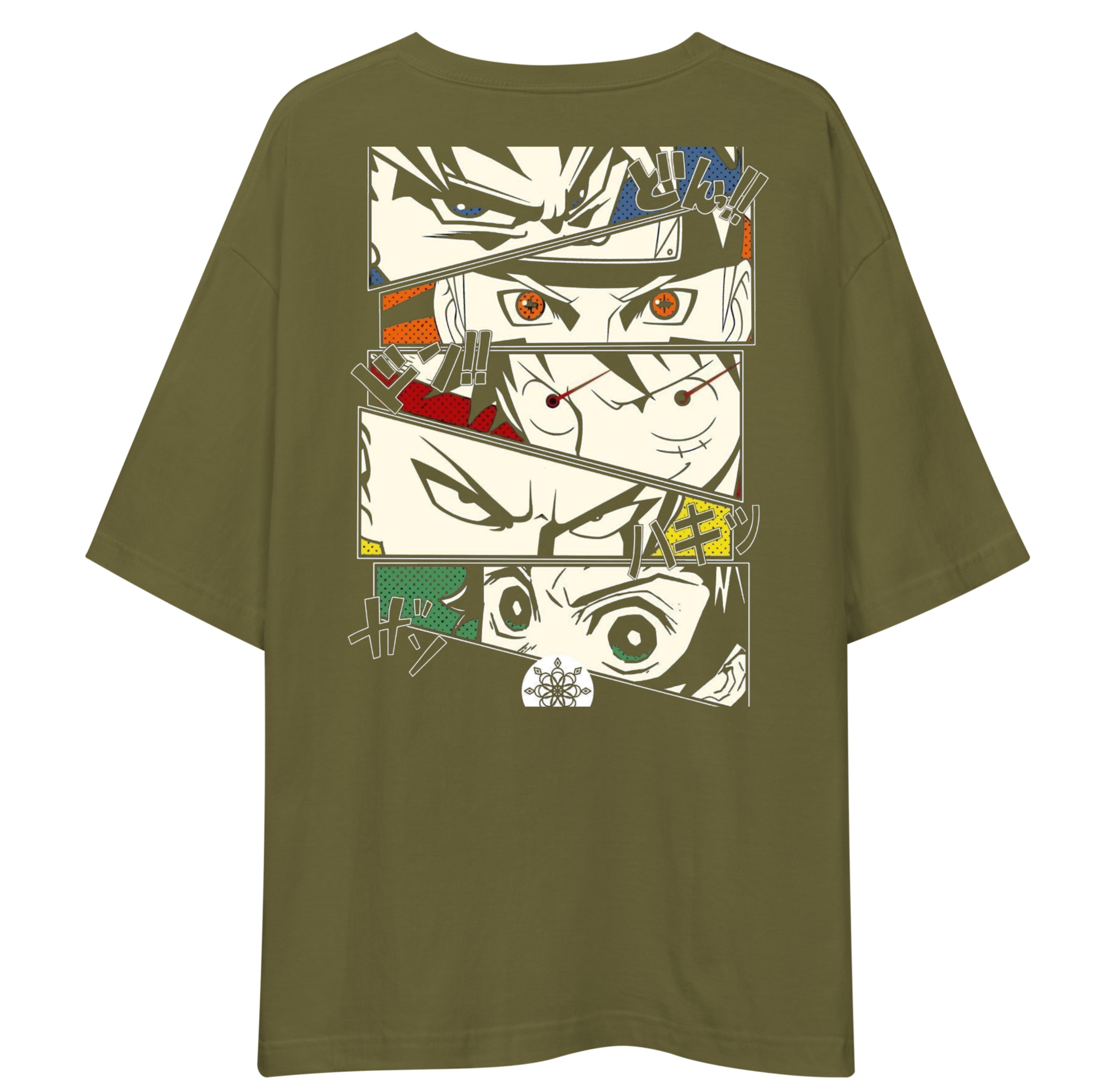 Anime Oversized T-Shirt Drop Shoulder