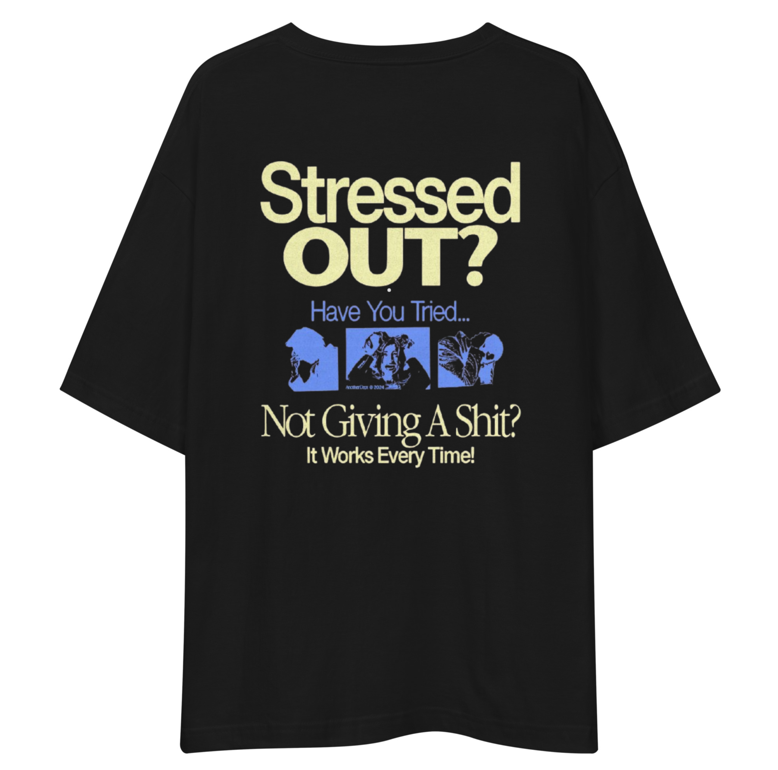 Stressed Out Unisex Oversized T-Shirt Drop Shoulder