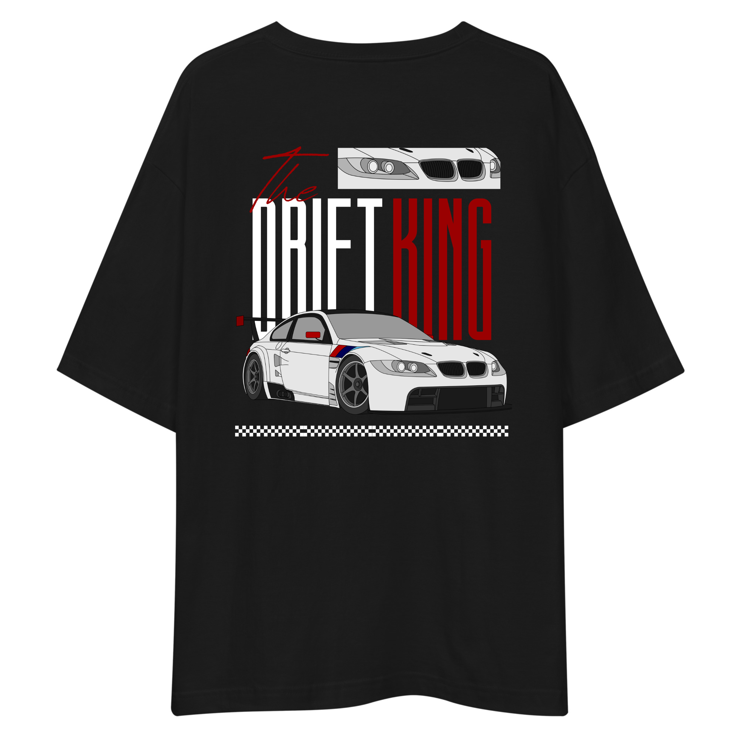 DRIFT KING Oversized T-Shirt Drop Shoulder