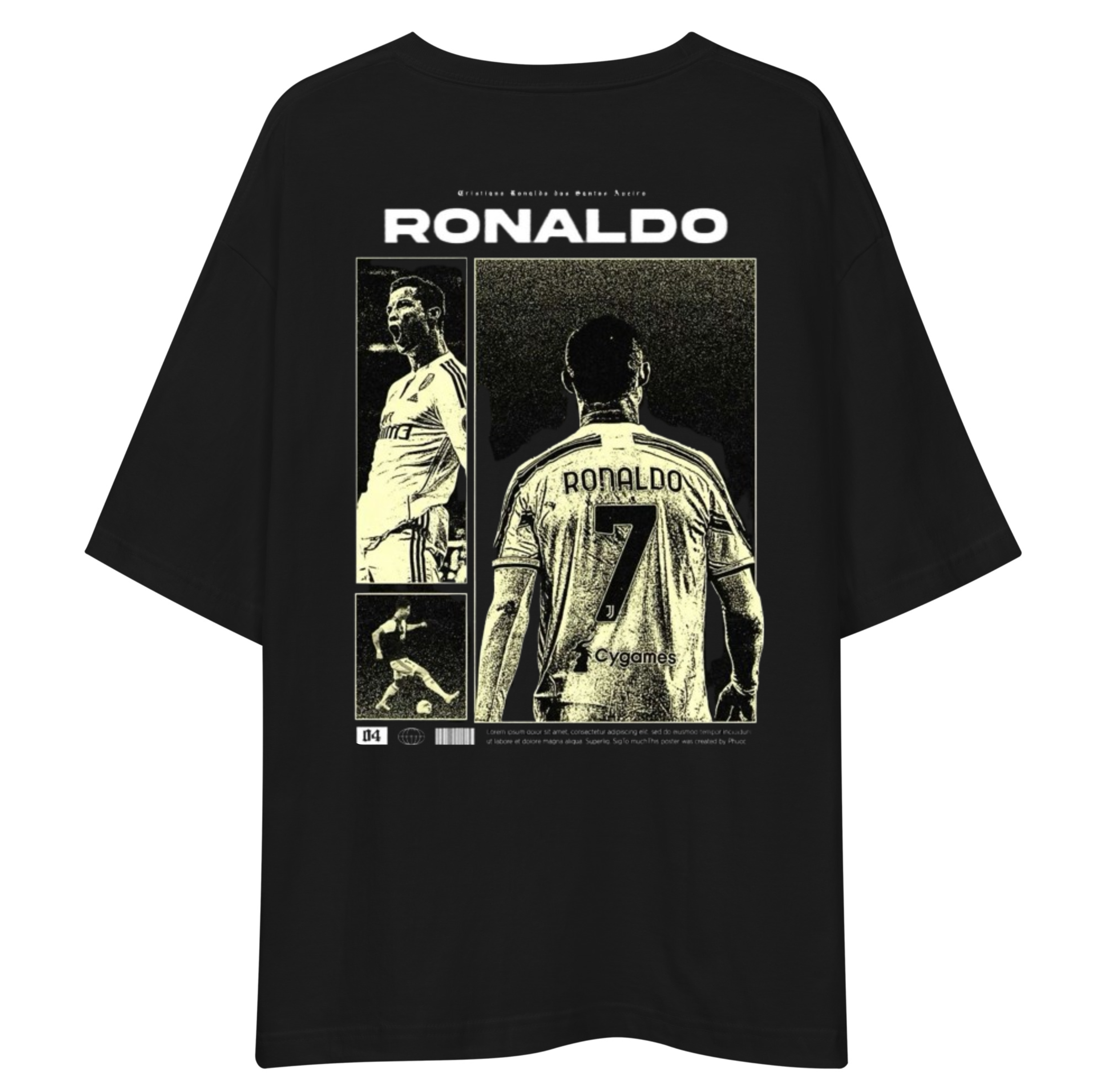 Ronaldo Unisex Oversized T-Shirt