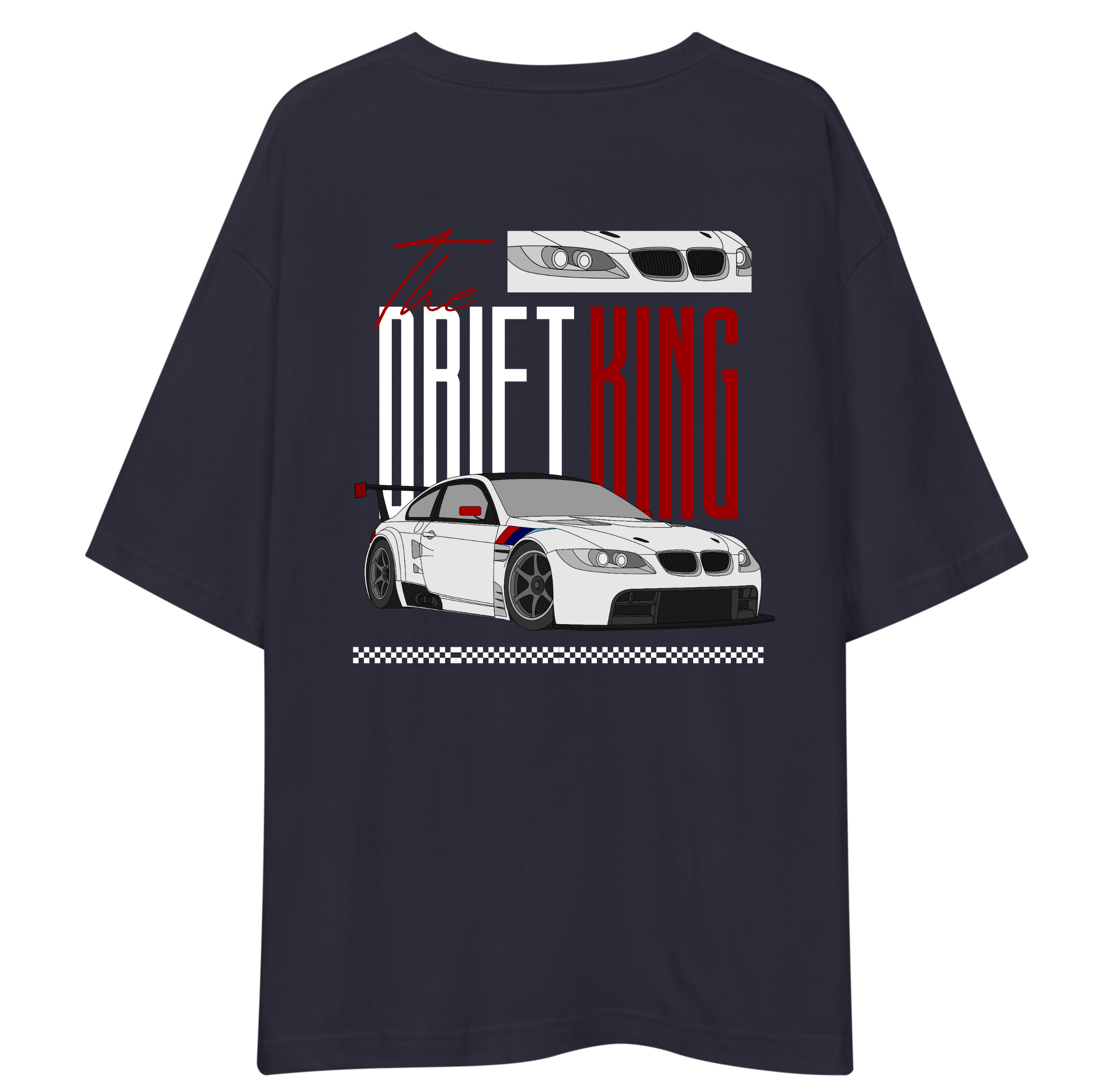 DRIFT KING Oversized T-Shirt Drop Shoulder
