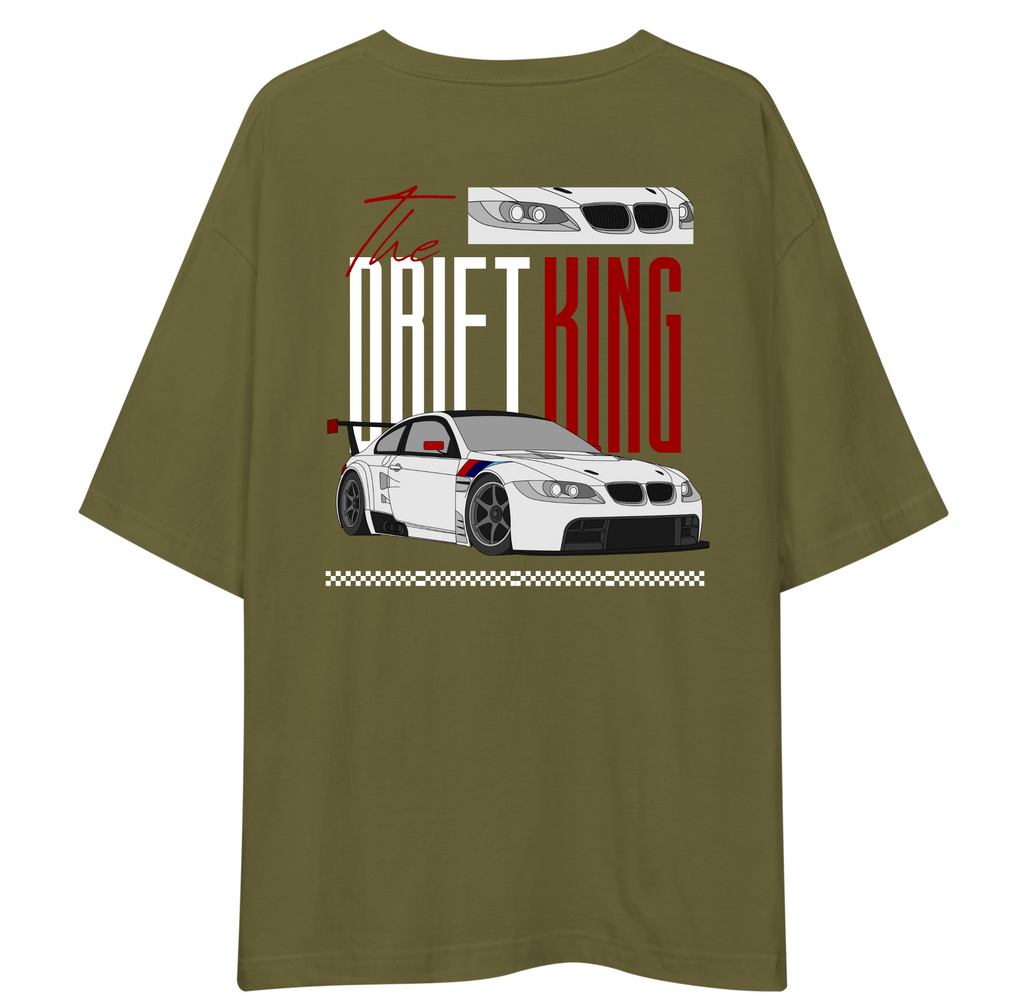 DRIFT KING Oversized T-Shirt Drop Shoulder