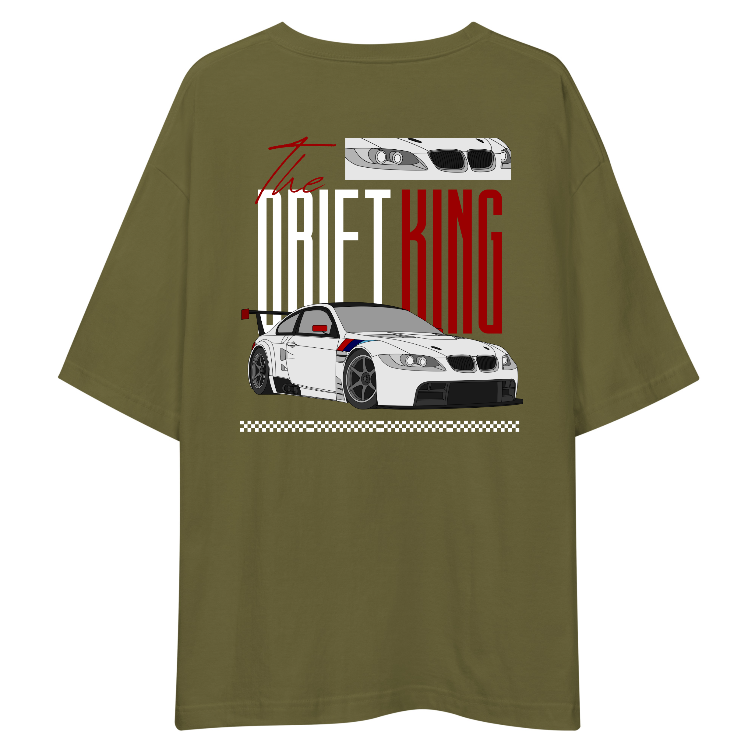 DRIFT KING Oversized T-Shirt Drop Shoulder