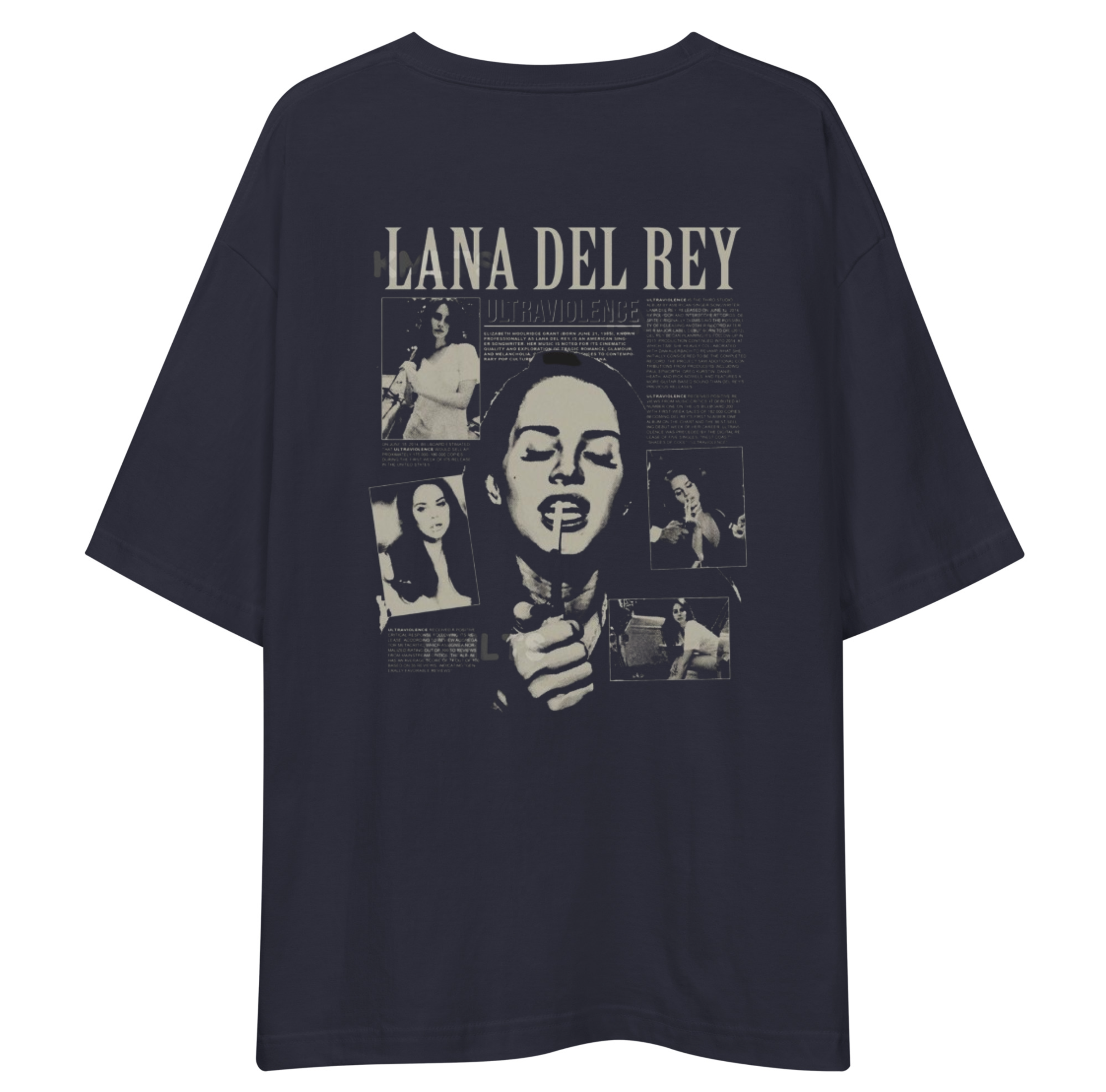 Lana Dey Rey Unisex Oversized T-Shirt Drop Shoulder