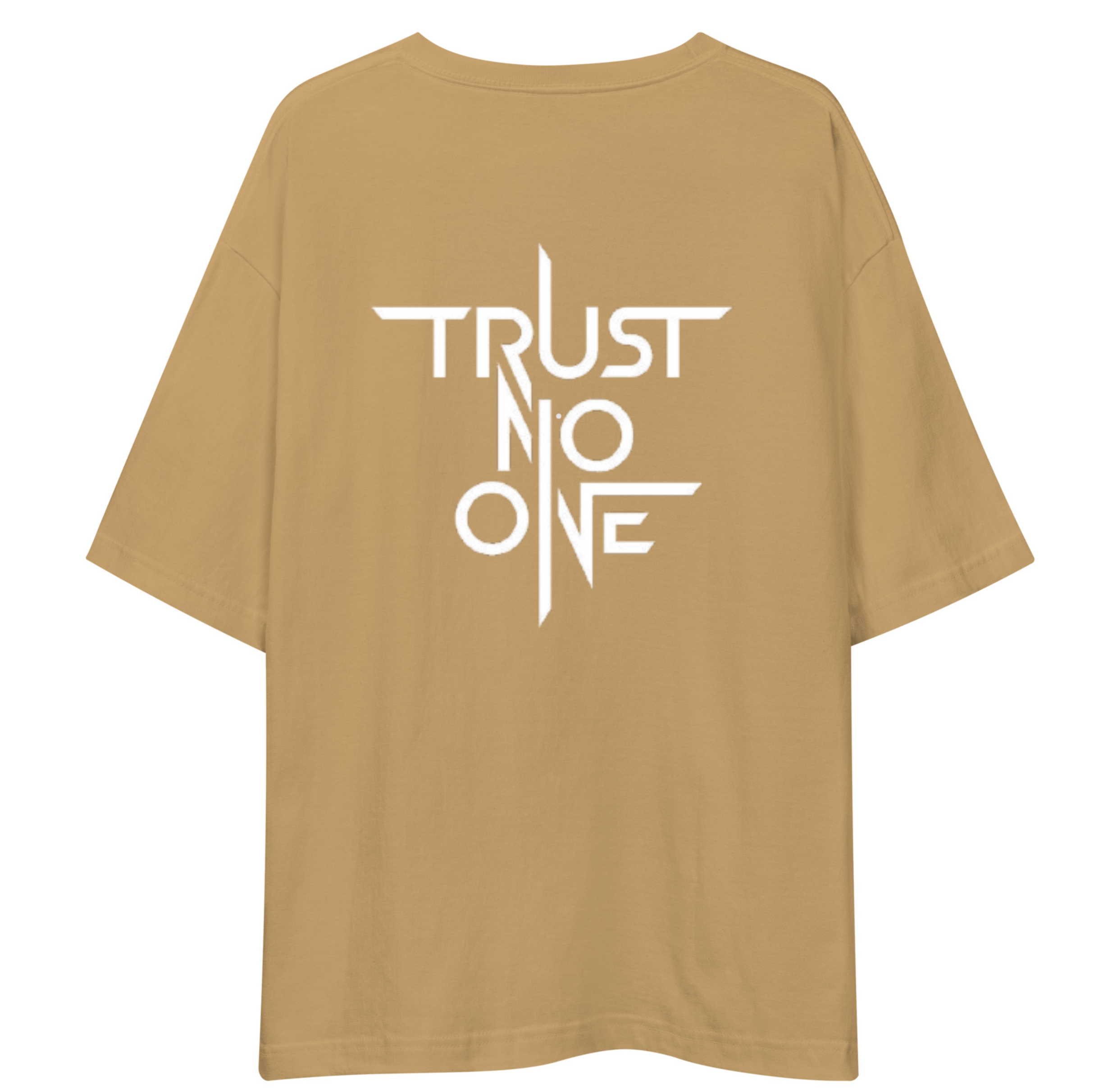 Trust No One Unisex Oversized T-Shirt Drop Shoulder