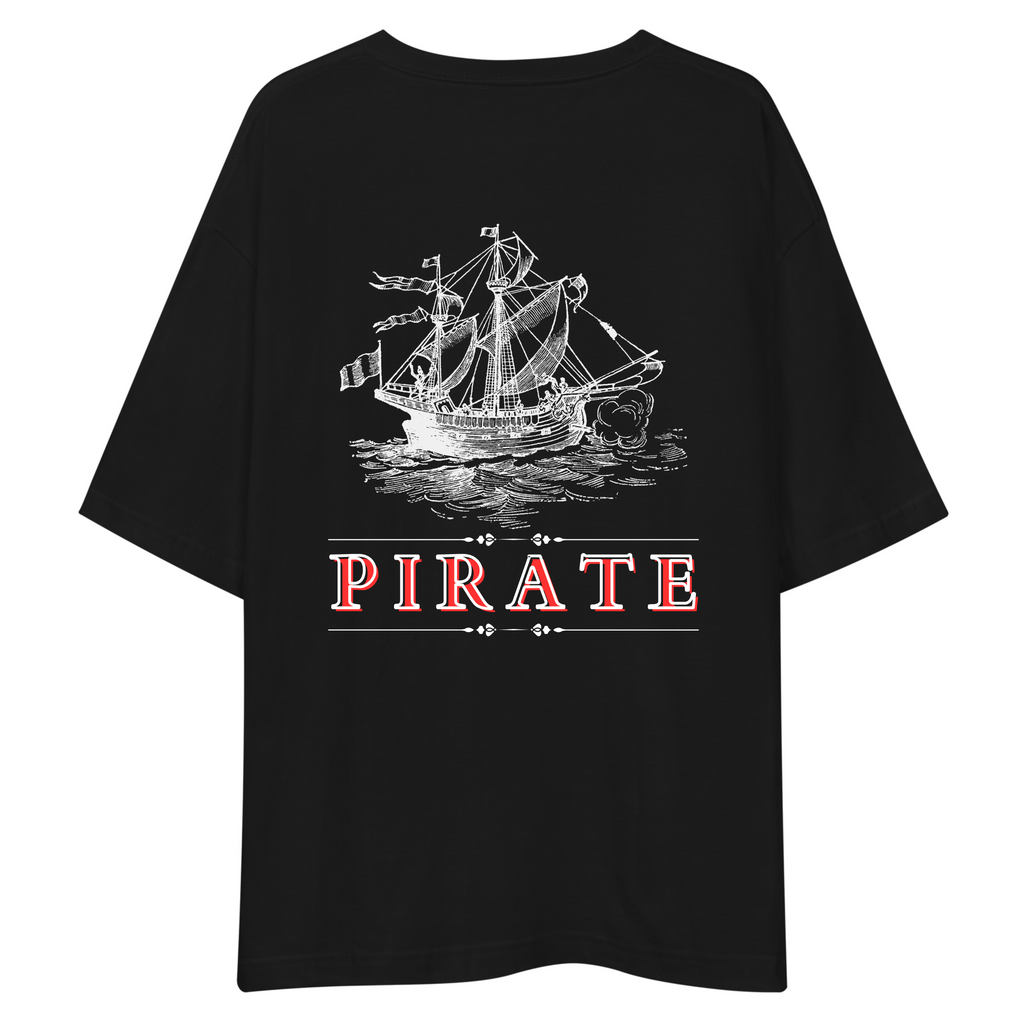 PIRATE Oversized T-Shirt Drop Shoulder