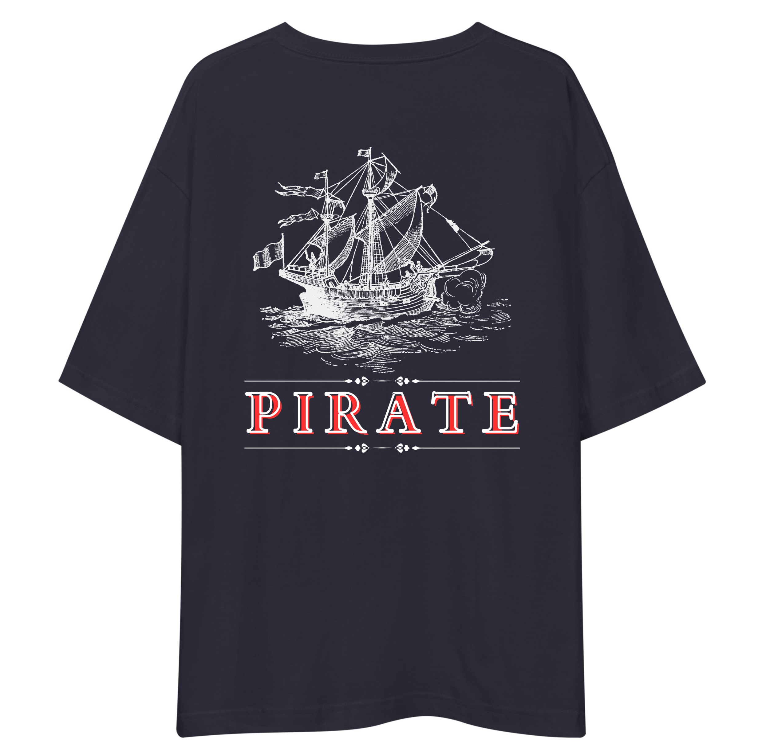PIRATE Oversized T-Shirt Drop Shoulder