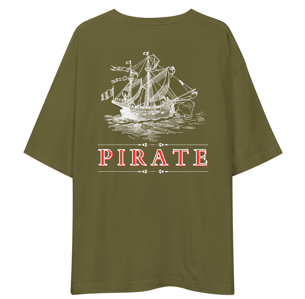 PIRATE Oversized T-Shirt Drop Shoulder