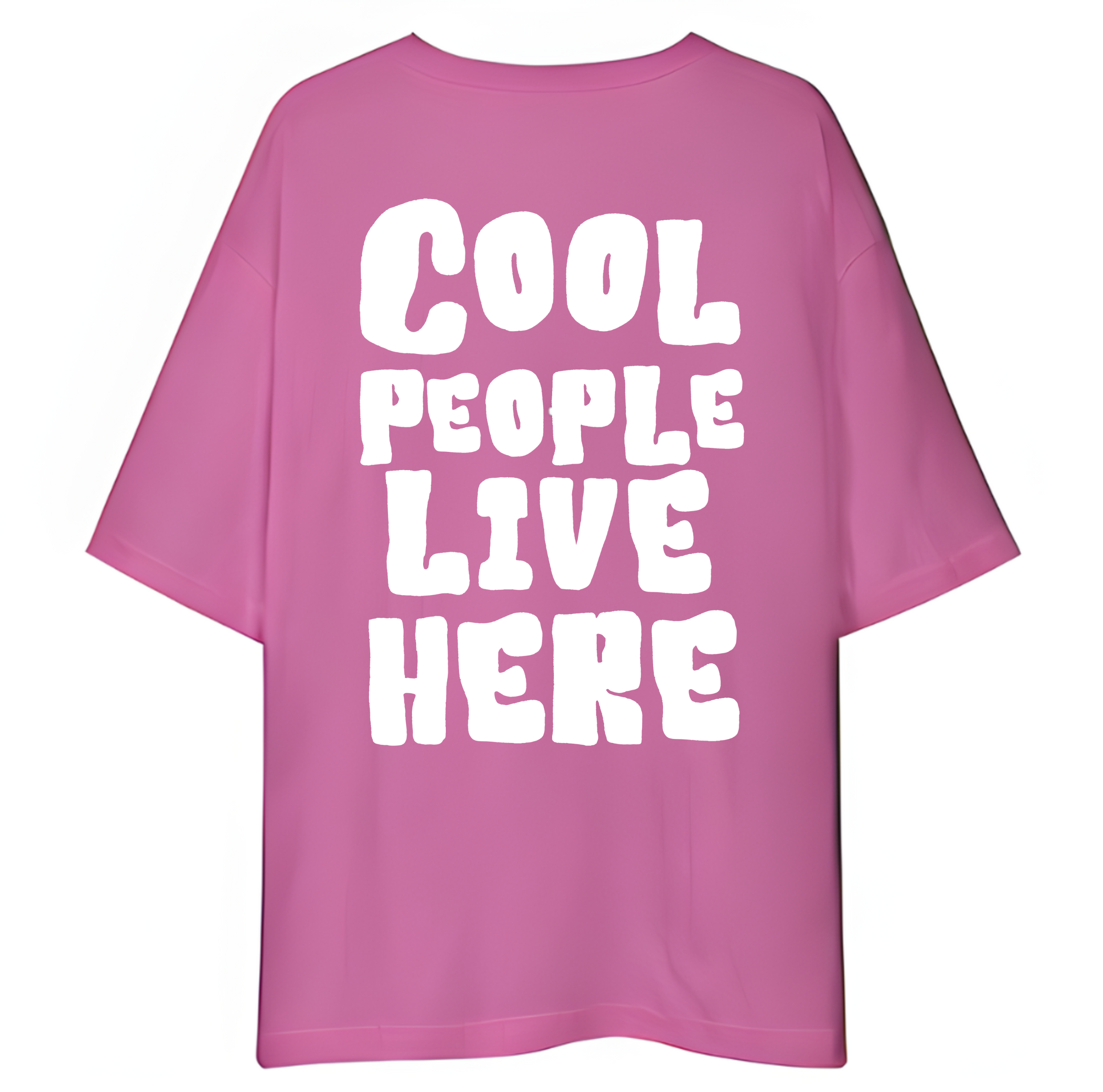 MAKE IT COOL Oversized T-Shirt Drop Shoulder