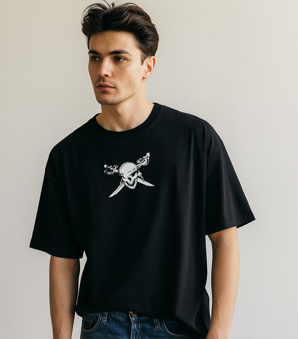 PIRATE Oversized T-Shirt Drop Shoulder