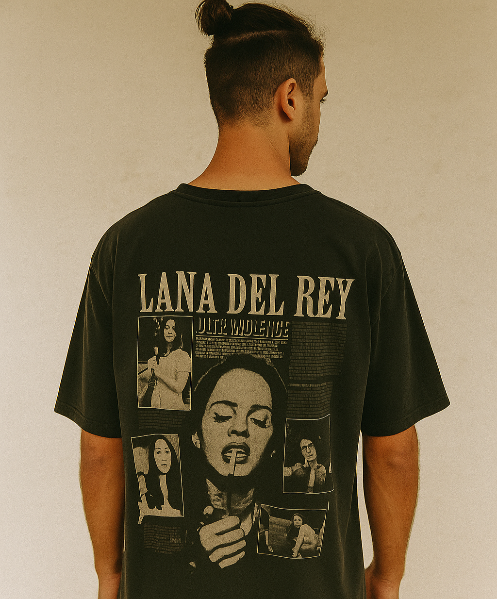Lana Dey Rey Unisex Oversized T-Shirt Drop Shoulder