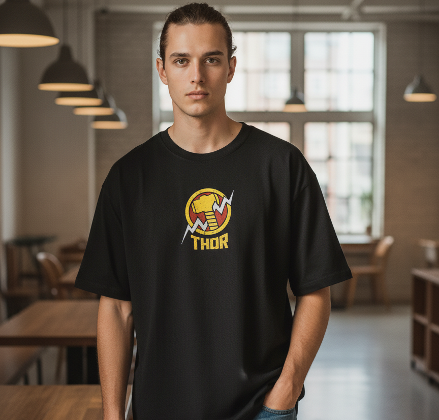 THOR Oversized T-Shirt Drop Shoulder