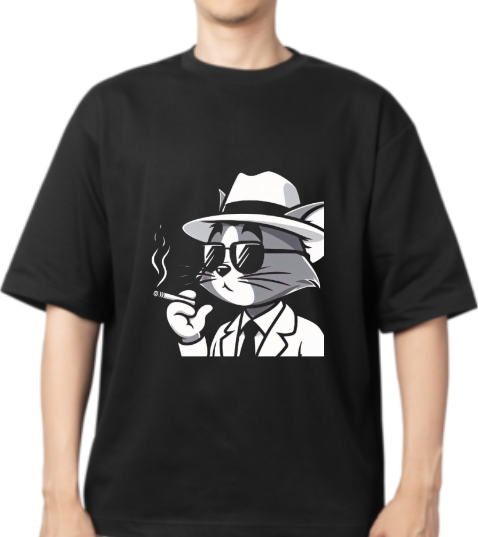 CatMafia Unisex Oversized T-Shirt Drop Shoulder