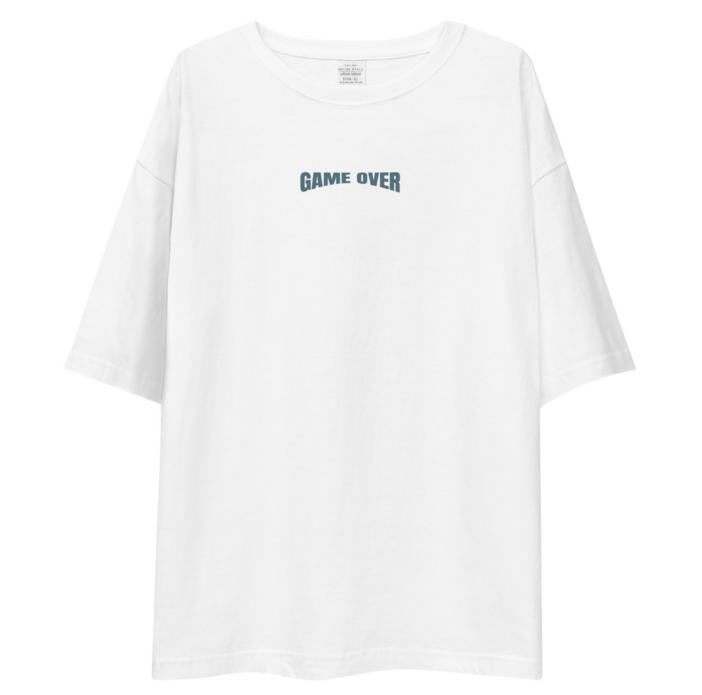 Game Over Oversized T-Shirt Drop Shoulder