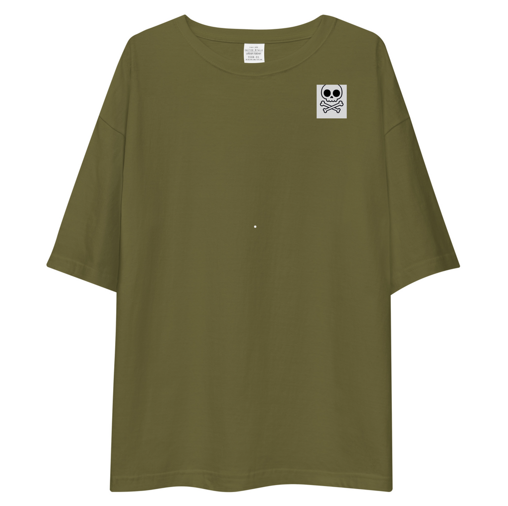 Skull Design Oversized T-Shirt