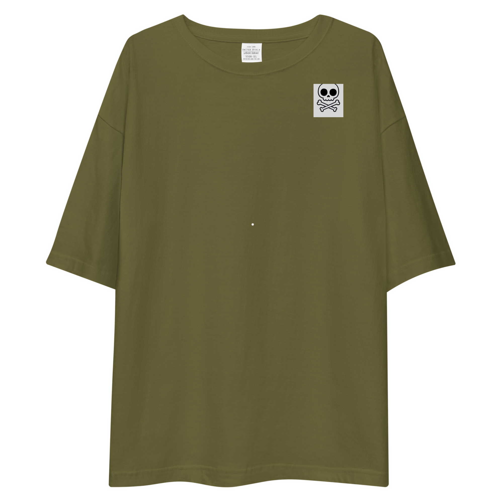 Skull Design Oversized T-Shirt