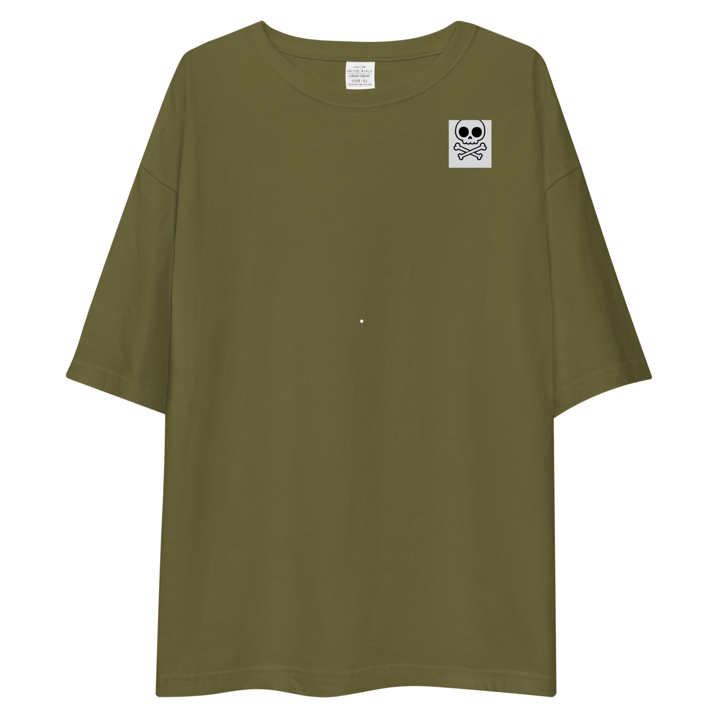 Skull Design Oversized T-Shirt