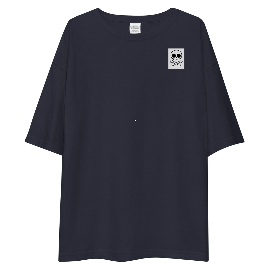 Skull Design Oversized T-Shirt